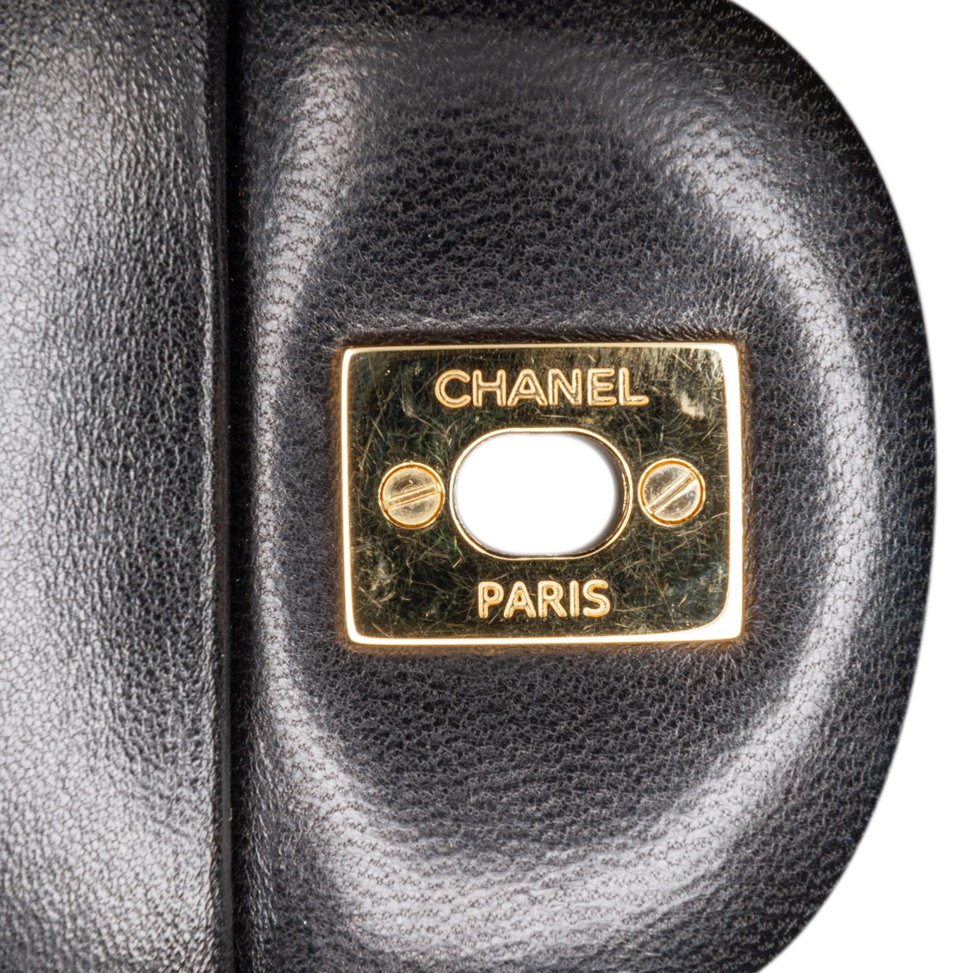 Chanel Chanel Jumbo Classic Lambskin Double Flap Black Size ONE SIZE - 8 Thumbnail