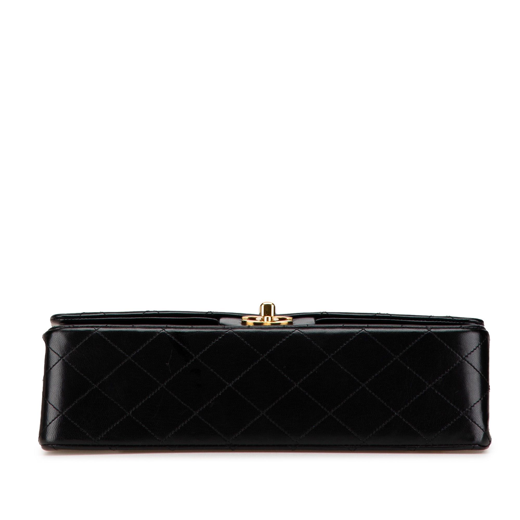 Chanel Chanel Medium Classic Lambskin Double Flap Black Size ONE SIZE - 3 Thumbnail