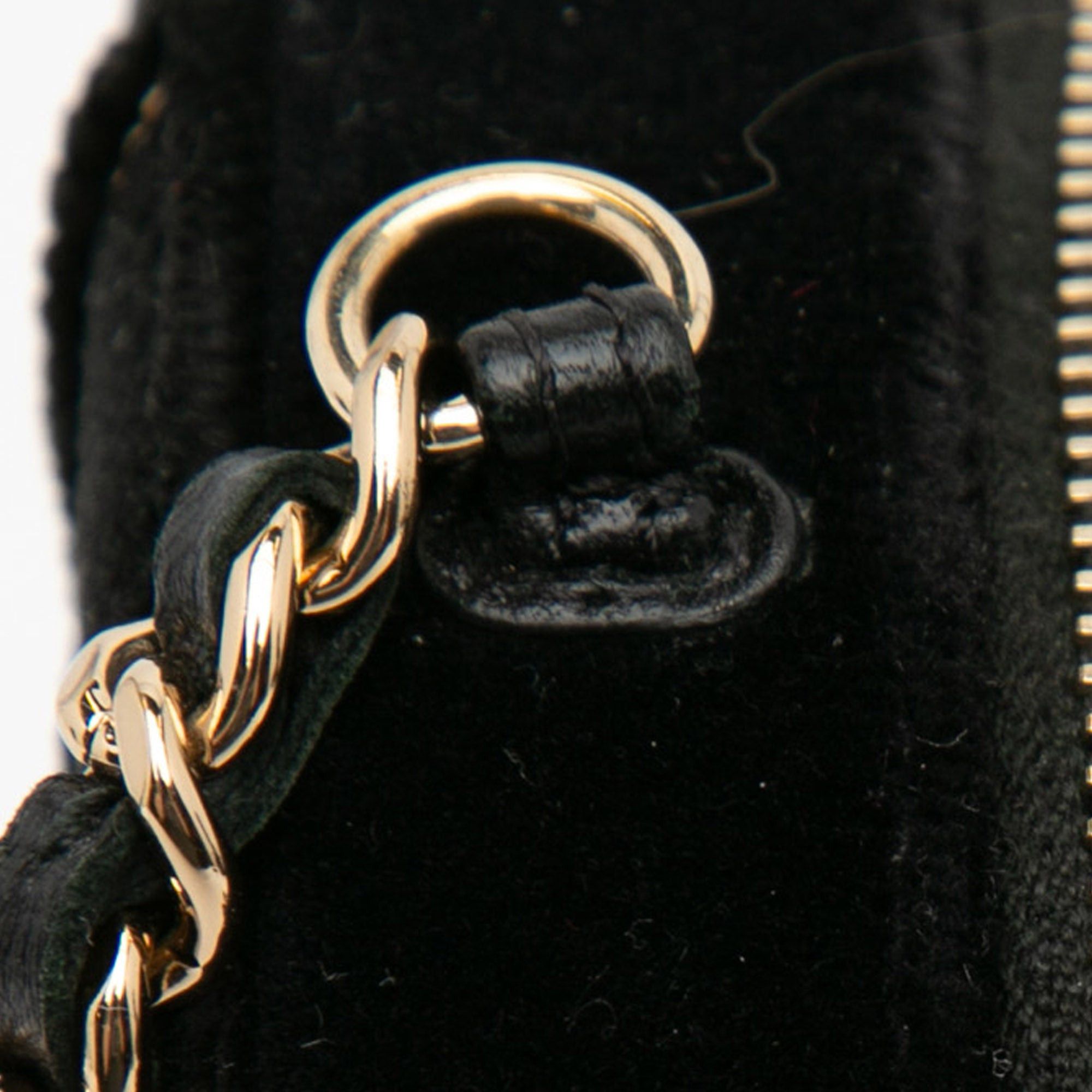 Chanel Chanel Velvet Pearl Sequin Round Crossbody Black Size ONE SIZE - 10 Thumbnail