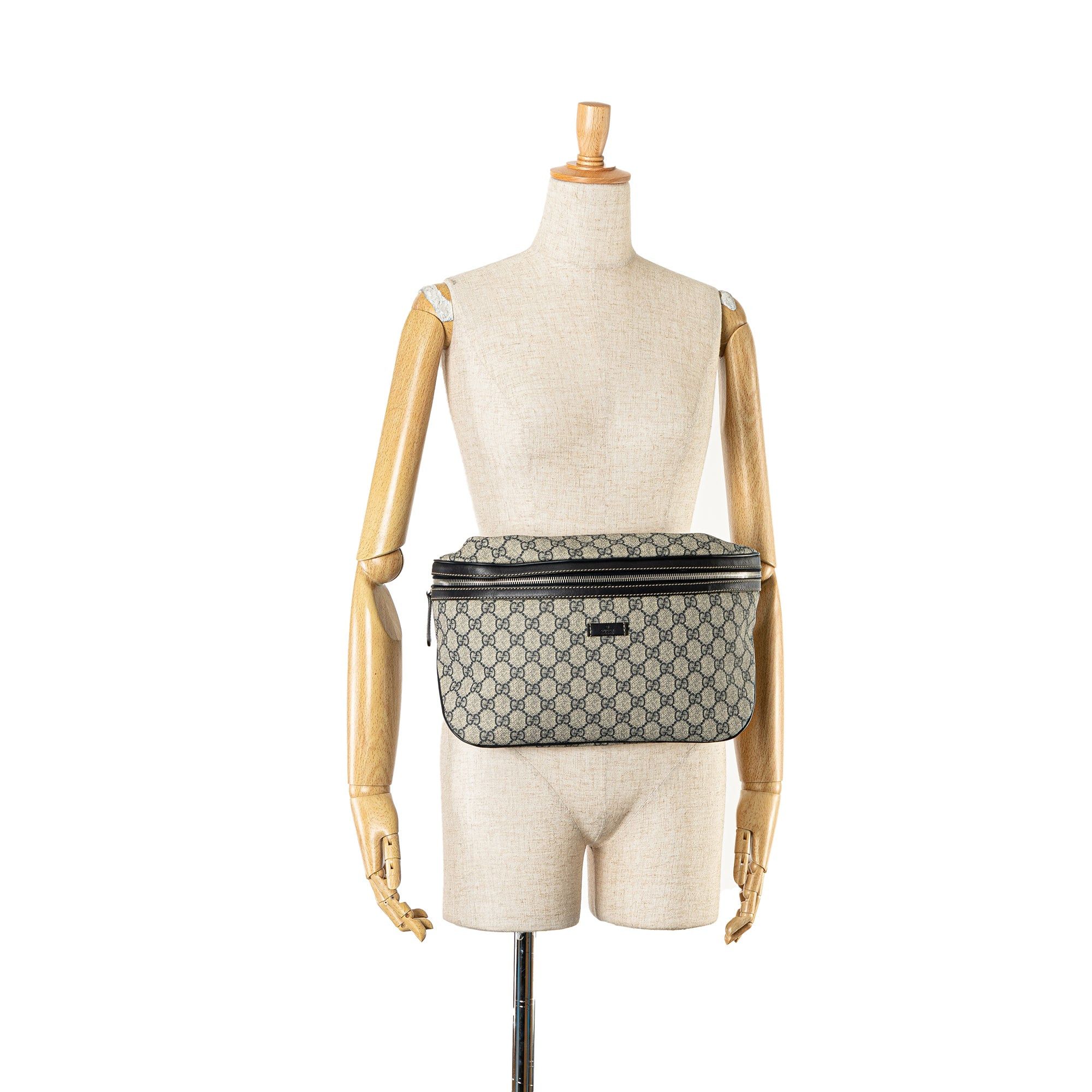 Gucci Gucci GG Supreme Belt Bag Brown Size ONE SIZE - 9 Thumbnail