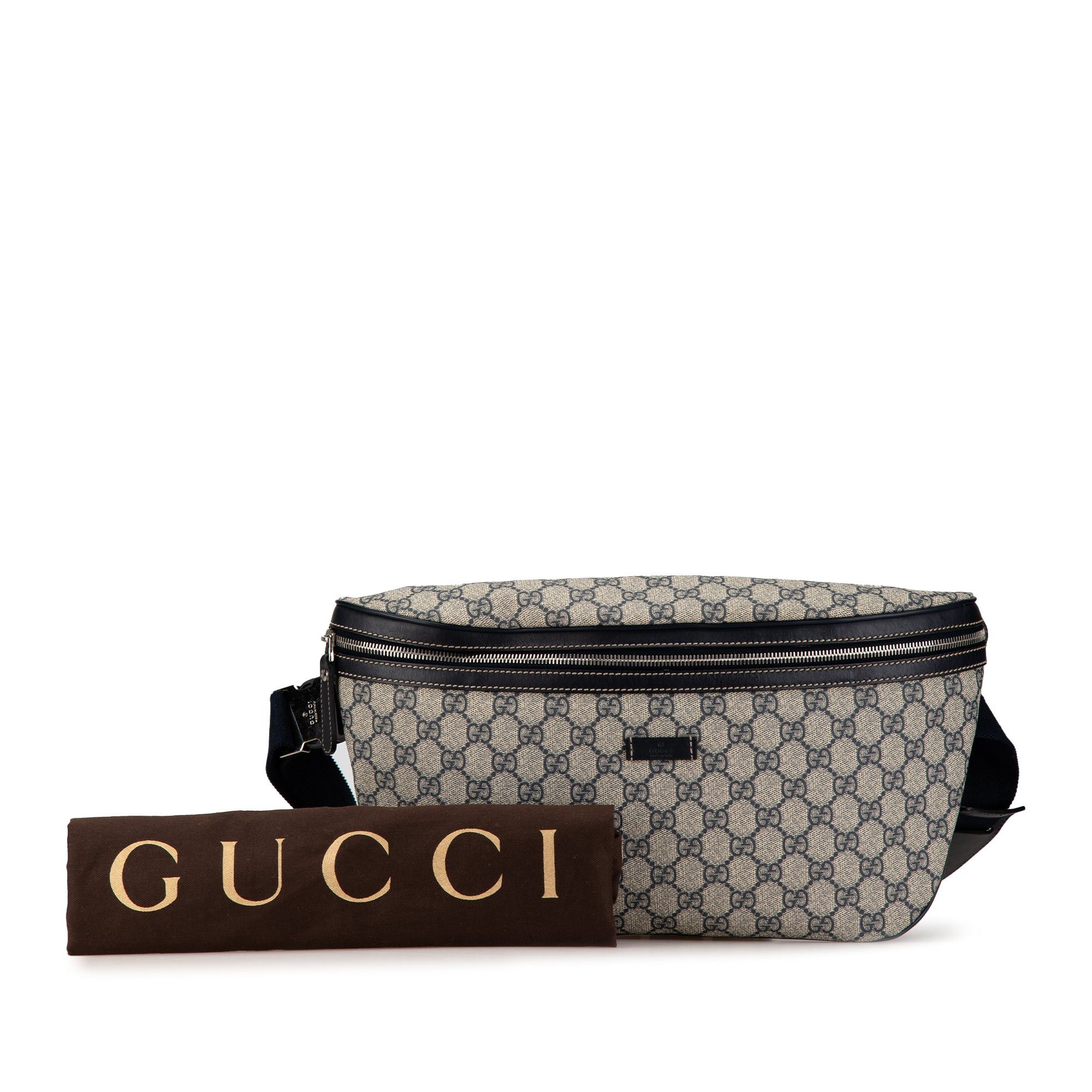 Gucci Gucci GG Supreme Belt Bag Brown Size ONE SIZE - 10 Thumbnail