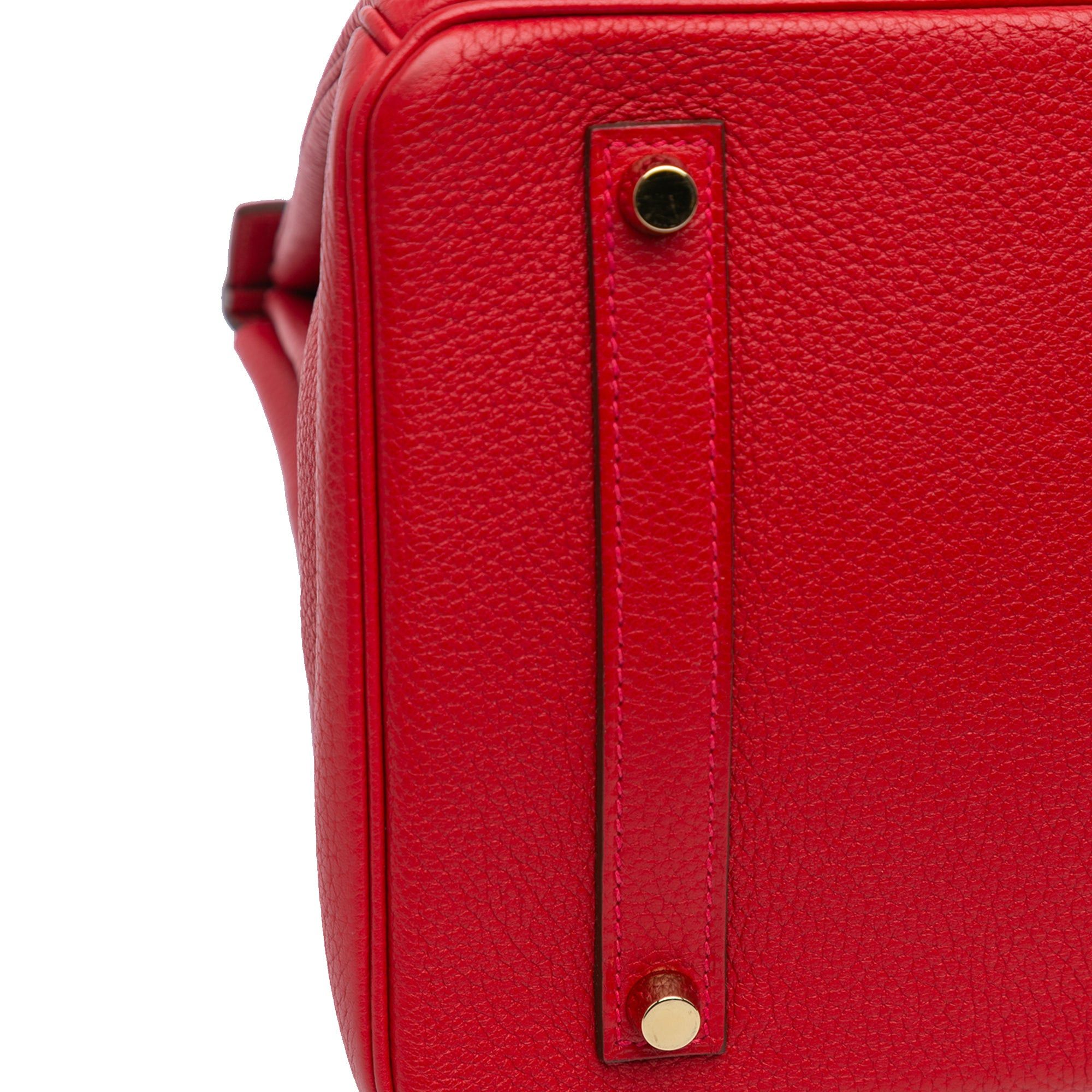 Hermes Hermès Togo Birkin Retourne 35 Red Size ONE SIZE - 8 Thumbnail