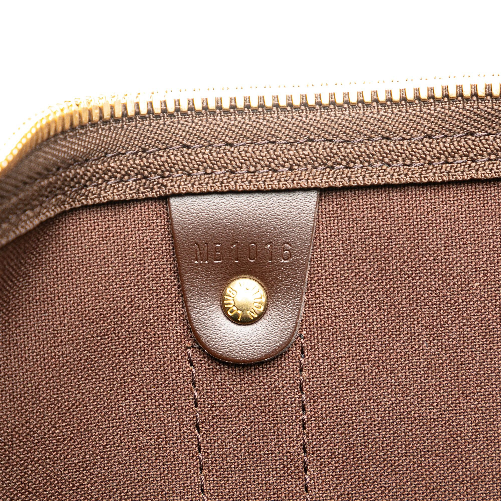 Louis Vuitton Louis Vuitton Damier Ebene Keepall 50 Brown Size ONE SIZE - 5 Thumbnail