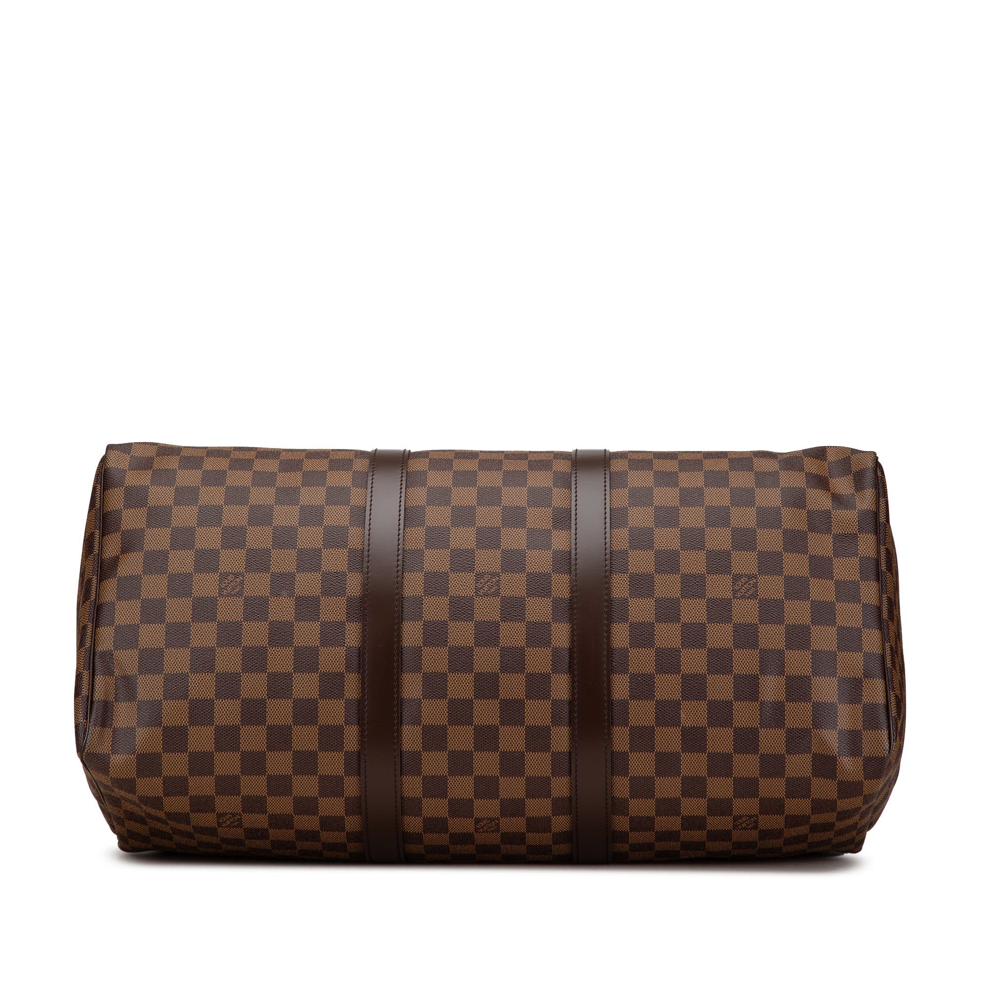 Louis Vuitton Louis Vuitton Damier Ebene Keepall 50 Brown Size ONE SIZE - 3 Thumbnail
