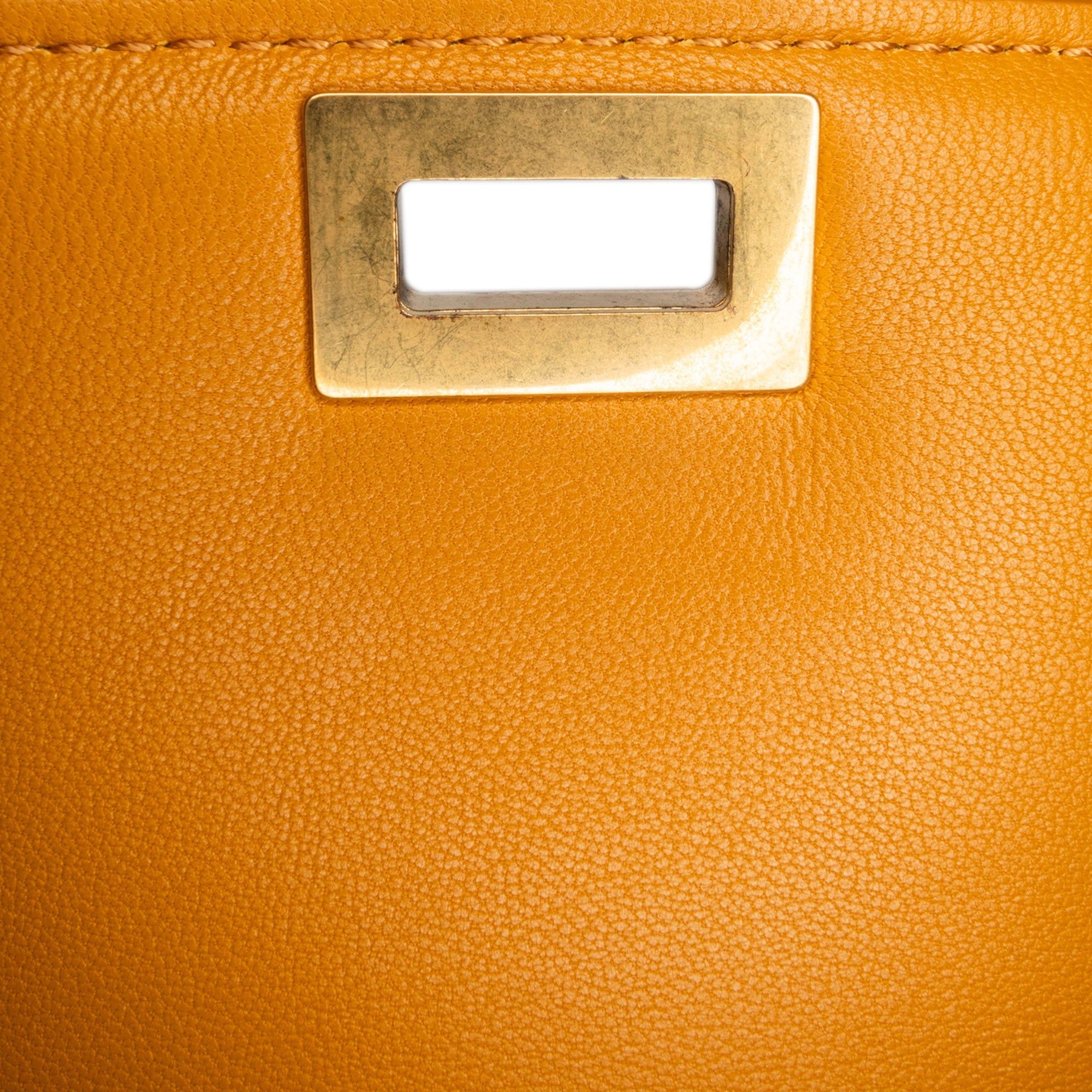 Celine Celine Medium Calfskin Classic Box Brown Size ONE SIZE - 8 Thumbnail