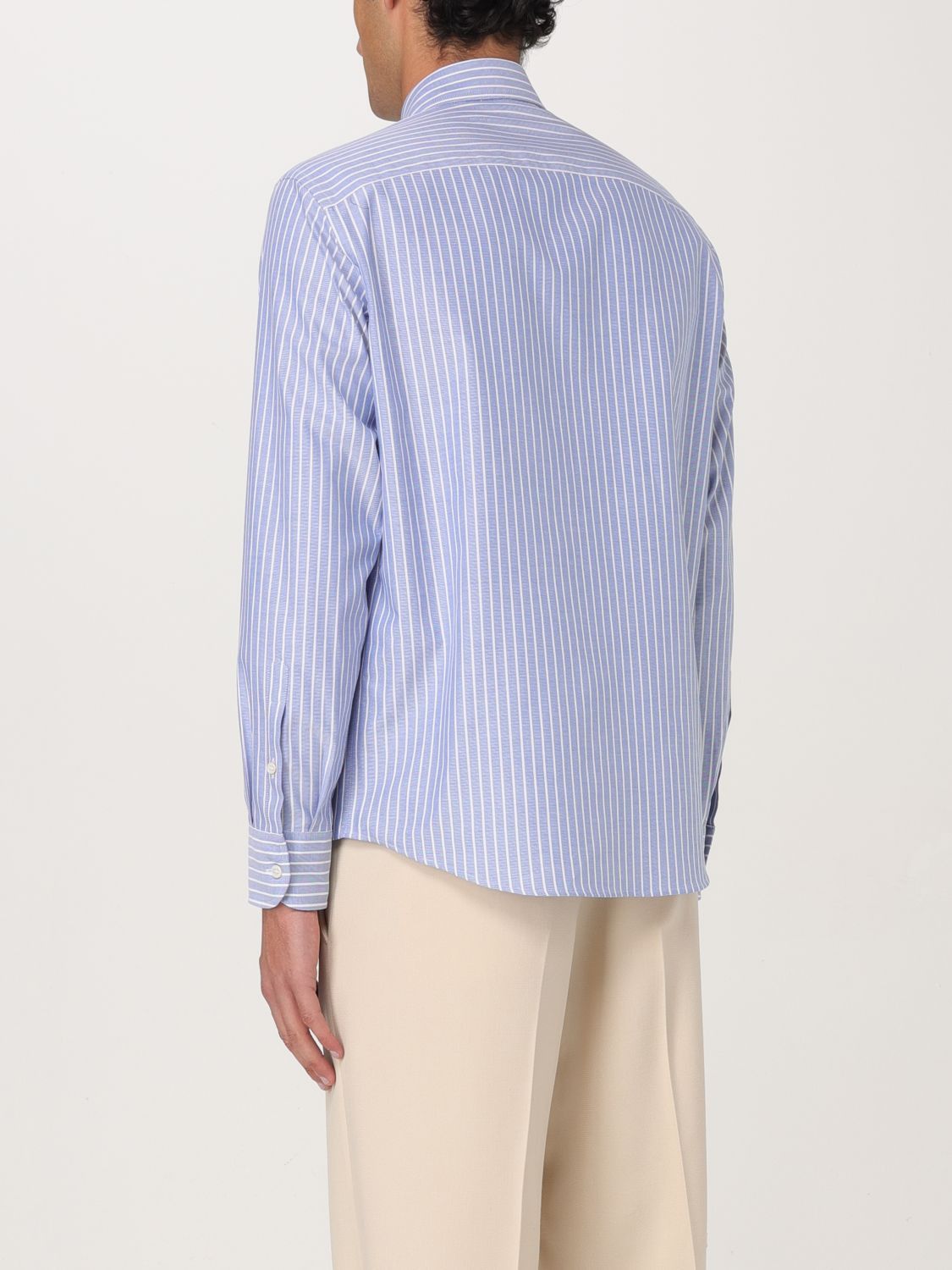 Valentino Valentino Shirt Men Gnawed Blue Size US XL / EU 56 / 4 - 3 Thumbnail
