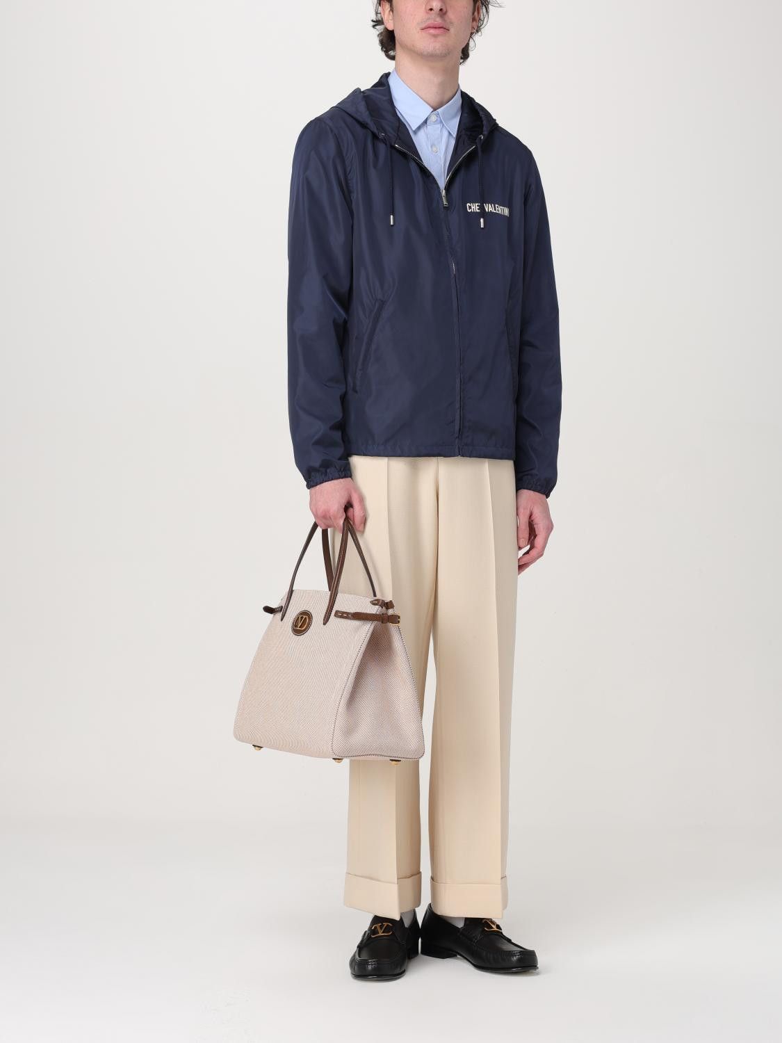Valentino Valentino Jacket Men Blue Size US M / EU 48-50 / 2 - 2 Thumbnail