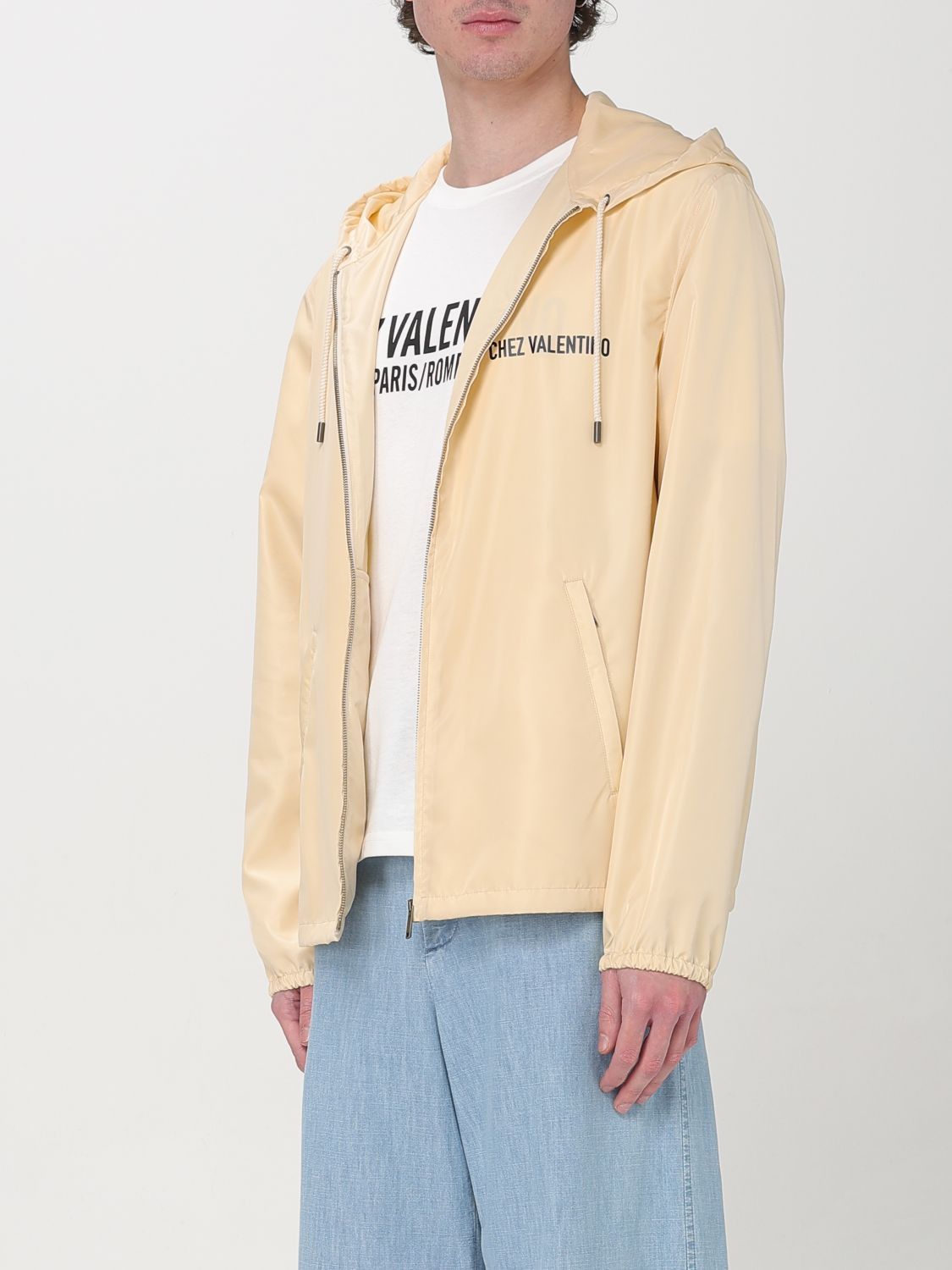 Valentino Valentino Jacket Men Yellow Cream Size US M / EU 48-50 / 2 - 4 Thumbnail