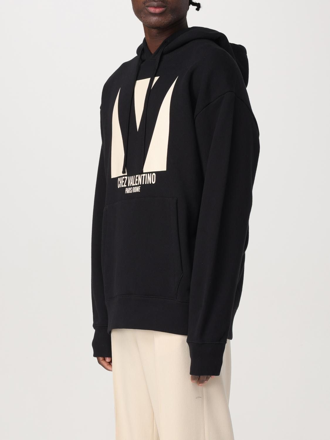 Valentino Valentino Sweatshirt Men Black Size US S / EU 44-46 / 1 - 4 Thumbnail