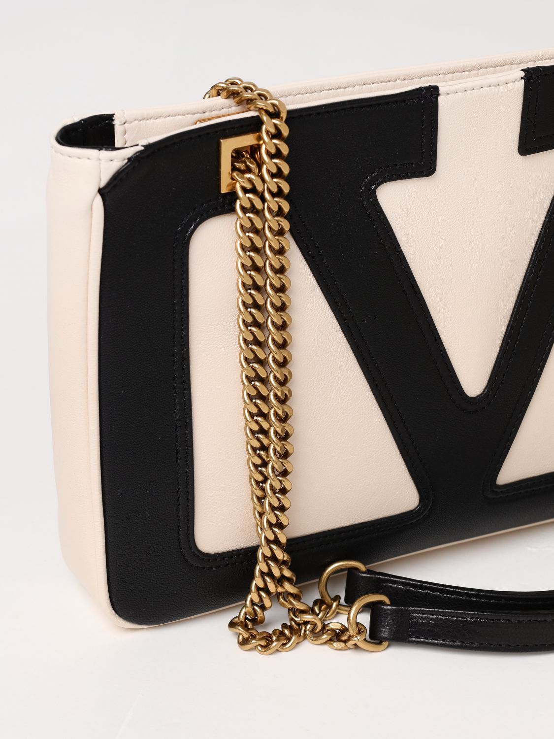 Valentino Valentino Garavani Shoulder Bag Woman Yellow Cream Size ONE SIZE - 4 Thumbnail