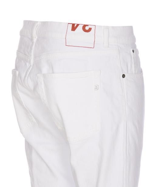 Dondup DONDUP Men Denim Pants UP576 BS0033 DR4000 White Size US 31 - 3 Thumbnail