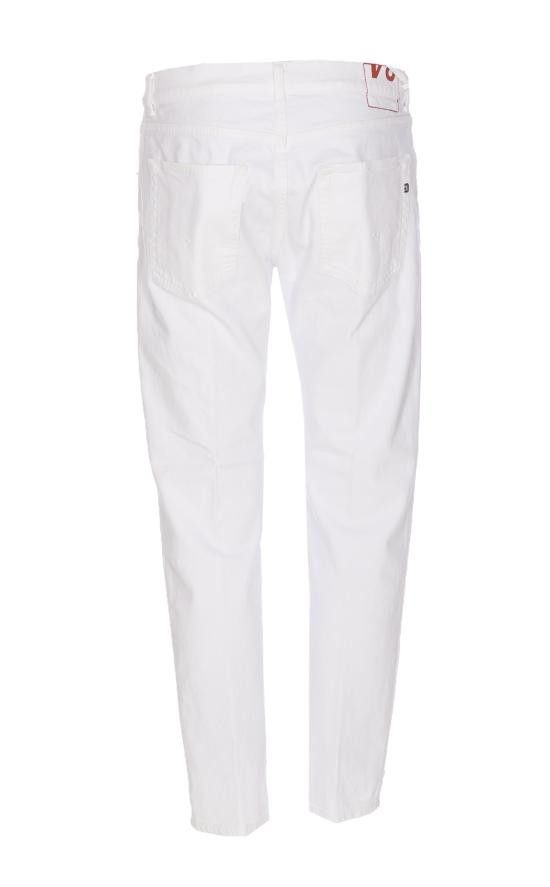 Dondup DONDUP Men Denim Pants UP576 BS0033 DR4000 White Size US 31 - 2 Thumbnail
