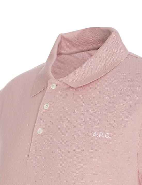 A.P.C. A.P.C. Men Polo Shirts COGWZ H26342 FAA Pink Size US L / EU 52-54 / 3 - 3 Thumbnail