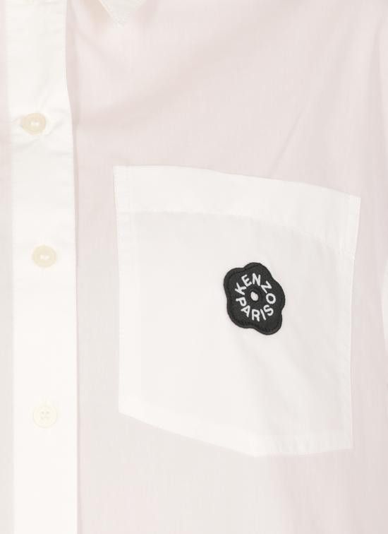 Kenzo KENZO Women Shirts FF52CH2629LH 01 White Size S / US 4 / IT 40 - 5 Thumbnail