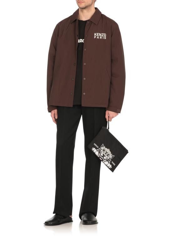 Kenzo KENZO Men Jacket FF55BL0629NT 90 Brown Size US S / EU 44-46 / 1 - 2 Thumbnail