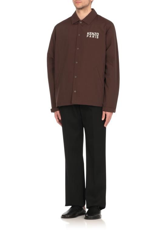Kenzo KENZO Men Jacket FF55BL0629NT 90 Brown Size US S / EU 44-46 / 1 - 3 Thumbnail