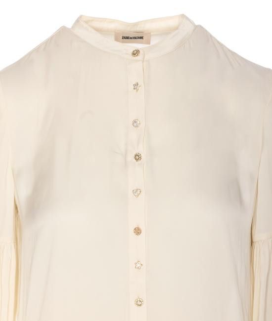 Zadig & Voltaire ZADIG & VOLTAIRE Women Mid Skirts WWDR02451 167 White Size XS / US 0-2 / IT 36-38 - 4 Thumbnail