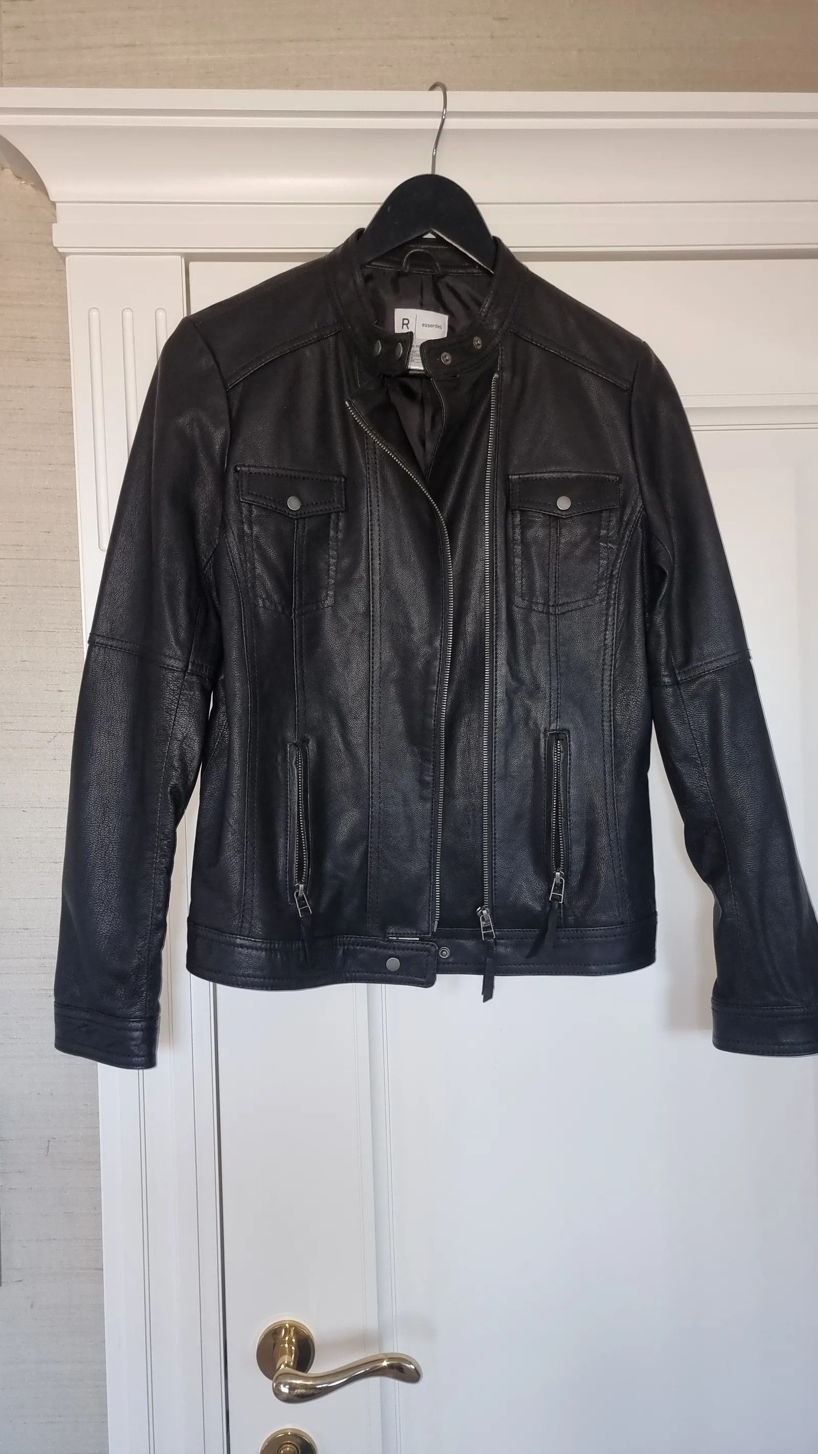 Other essentiel. LA REDOUTE Leather Jacket Size XS / US 0-2 / IT 36-38 - 4 Thumbnail