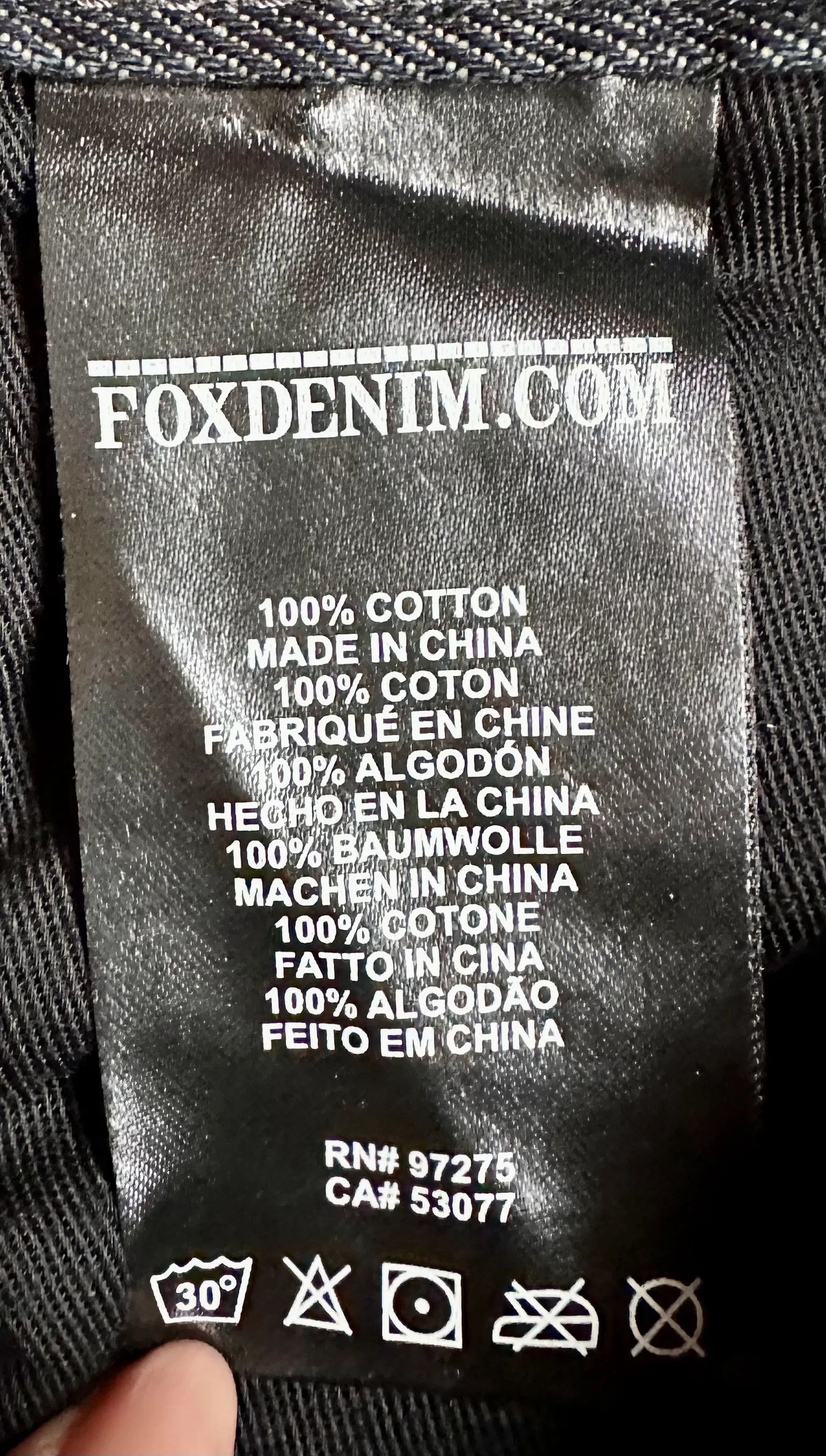 Fox Racing Fox Denim Jeans Size US 32 / EU 48 - 3 Thumbnail