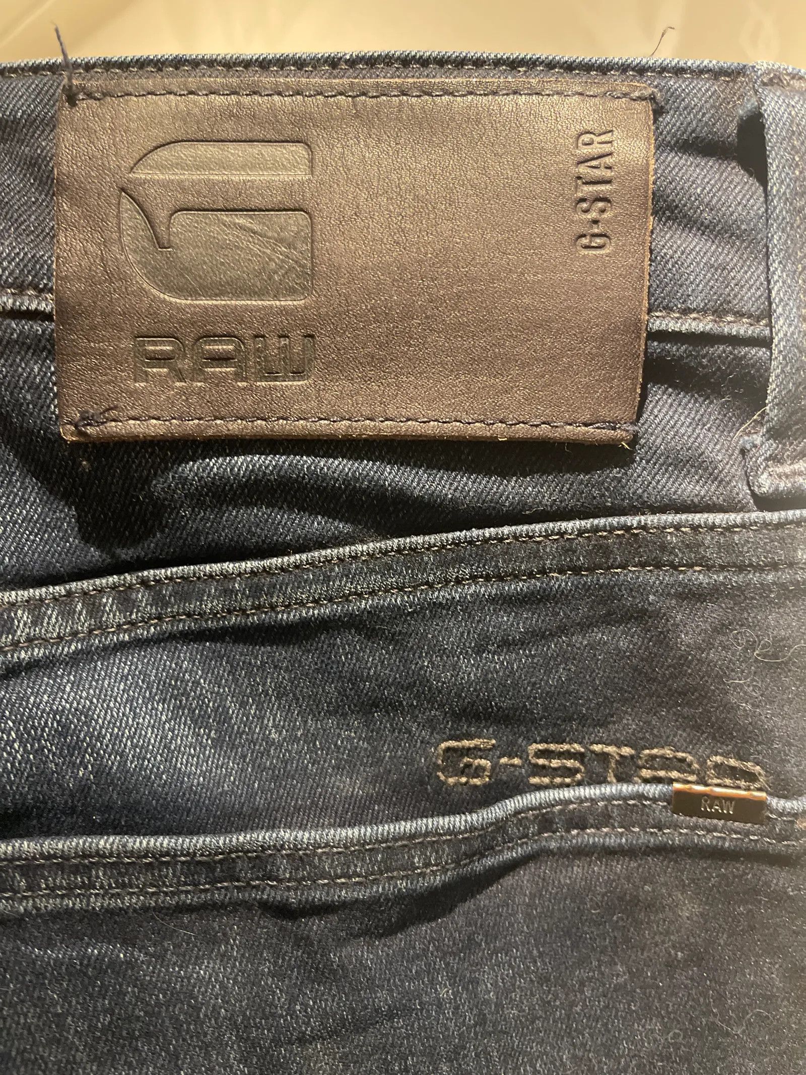 G-Star G-STAR RAW 3301 Straight tapeted Jeans Size US 34 / EU 50 - 2 Thumbnail