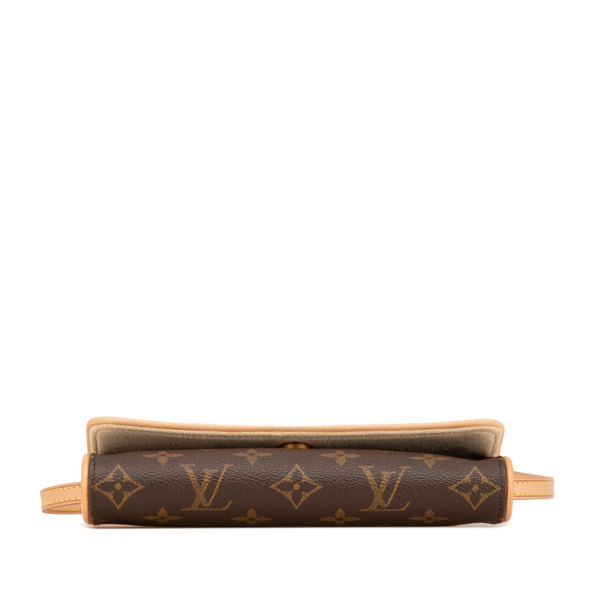 Louis Vuitton Louis Vuitton Monogram Pochette Twin PM Brown Size ONE SIZE - 3 Thumbnail