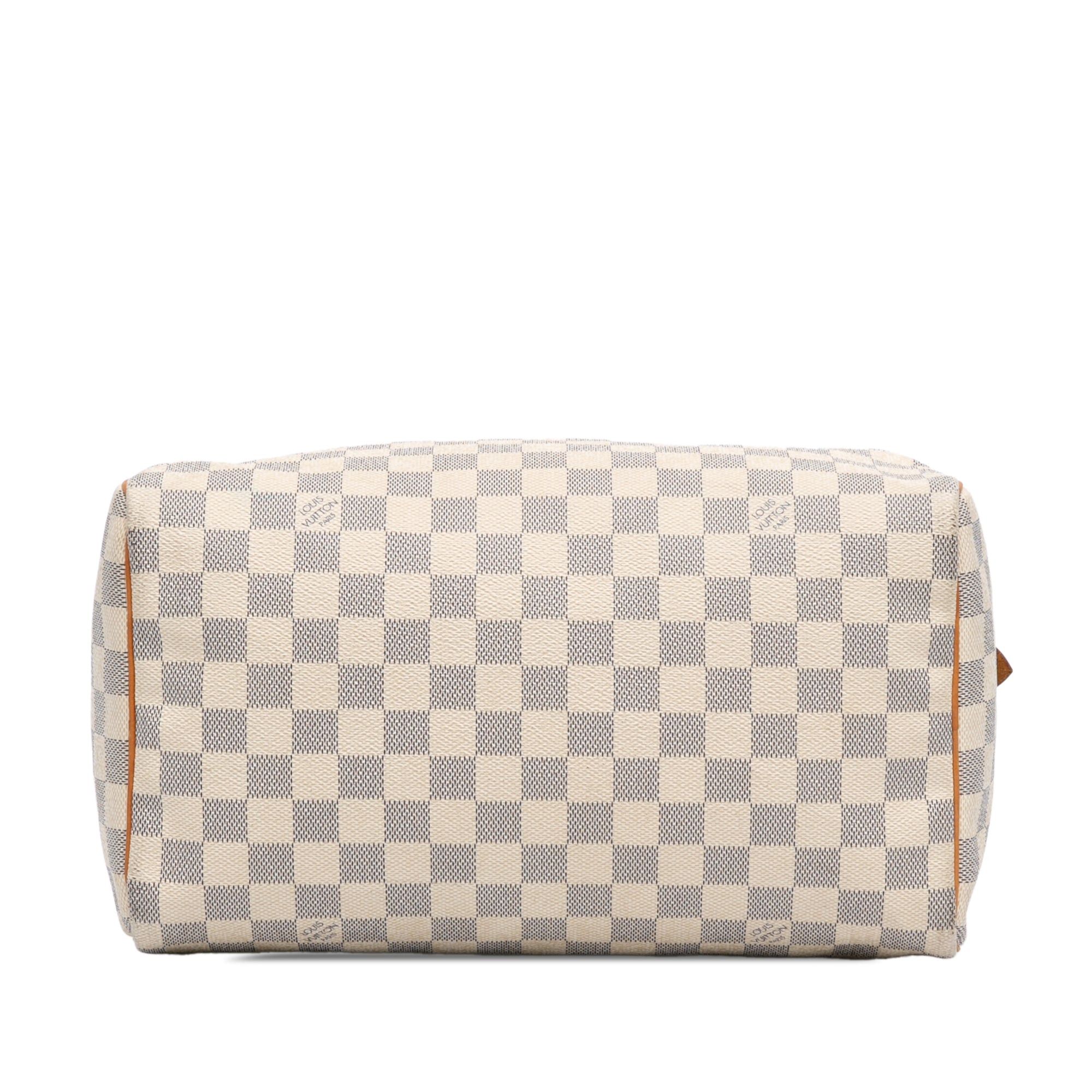 Louis Vuitton Louis Vuitton Damier Azur Speedy 30 White Size ONE SIZE - 3 Thumbnail