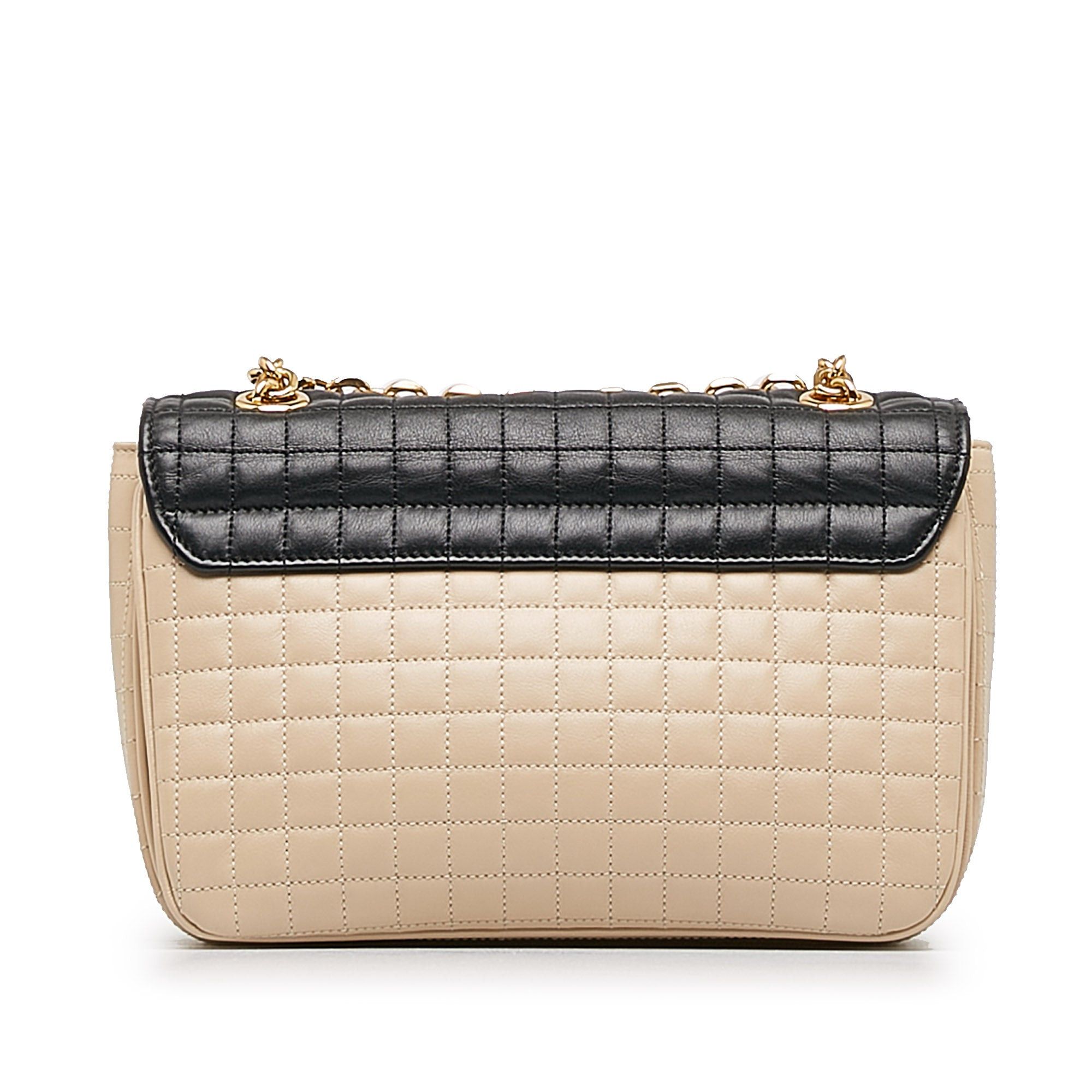 Celine Celine Medium Quilted C Crossbody Brown Size ONE SIZE - 3 Thumbnail
