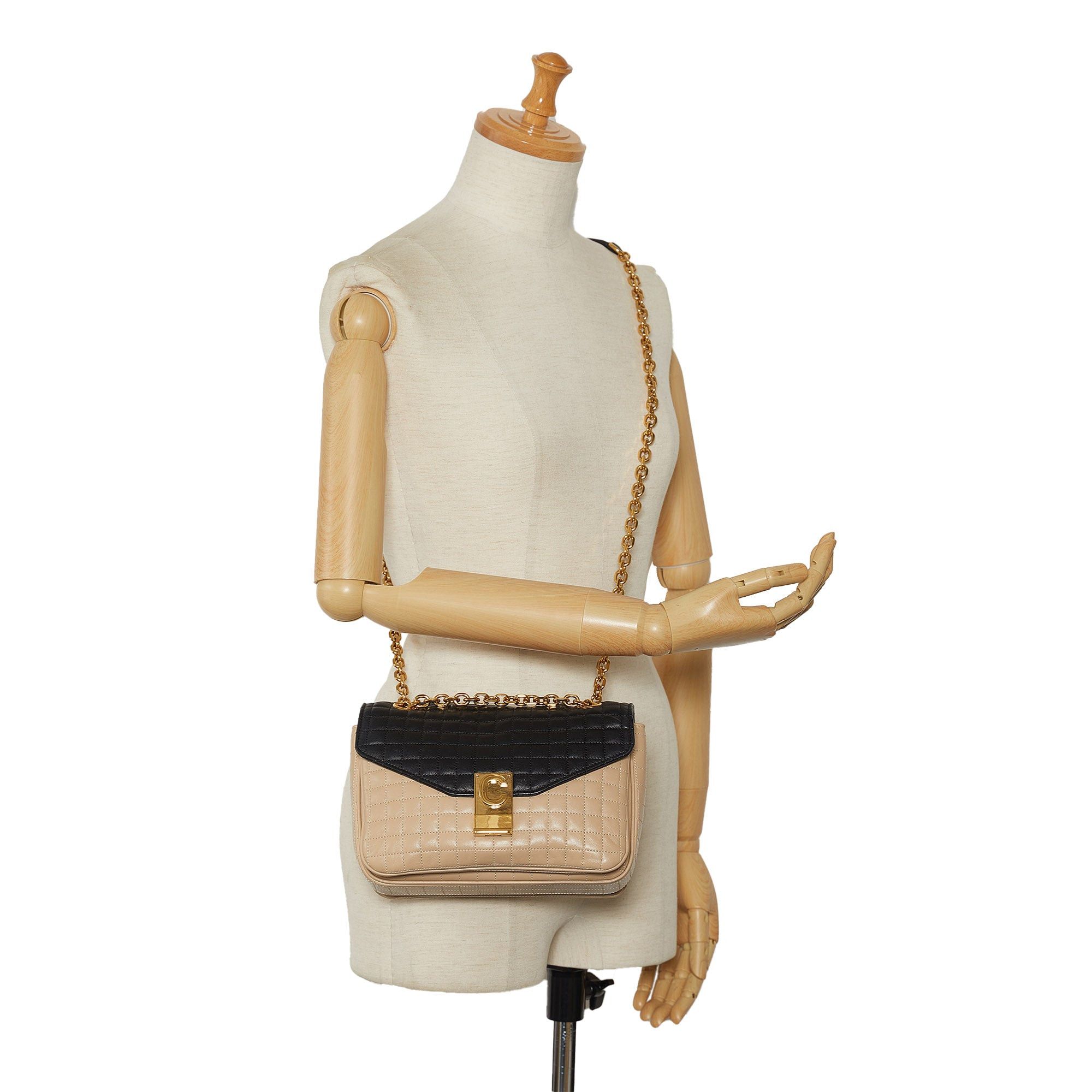 Celine Celine Medium Quilted C Crossbody Brown Size ONE SIZE - 13 Thumbnail