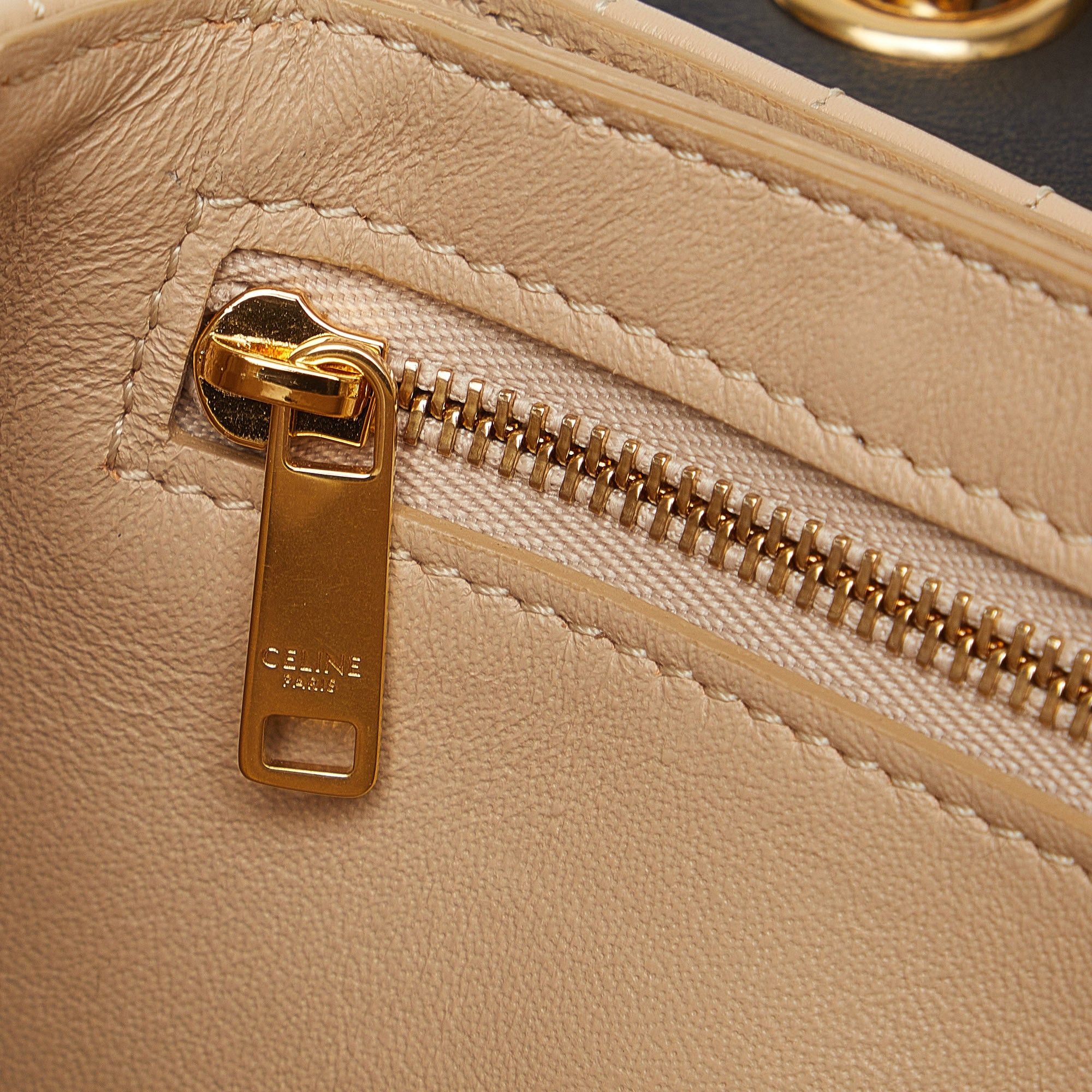 Celine Celine Medium Quilted C Crossbody Brown Size ONE SIZE - 10 Thumbnail