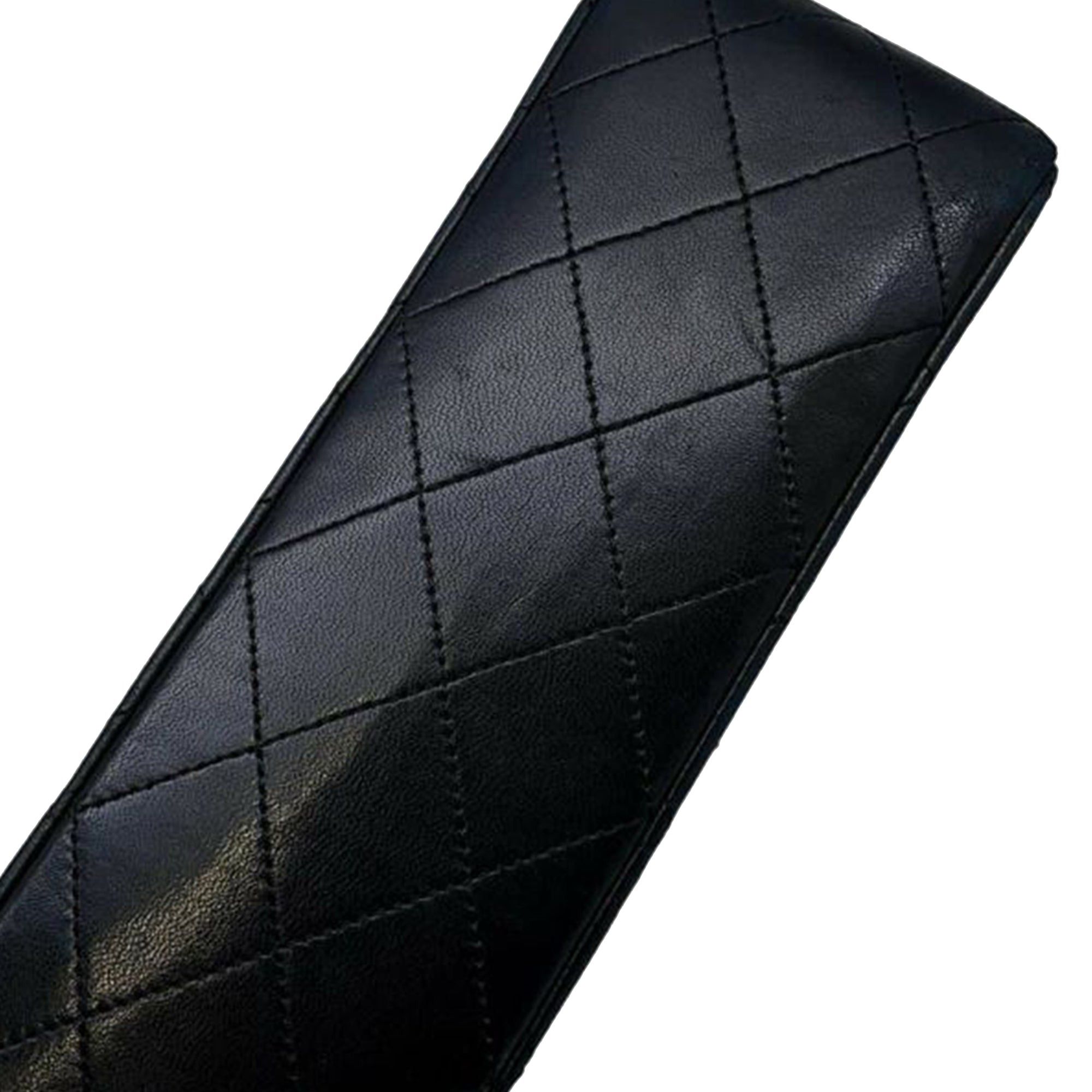 Chanel Chanel Medium Classic Lambskin Double Flap Black Size ONE SIZE - 13 Thumbnail