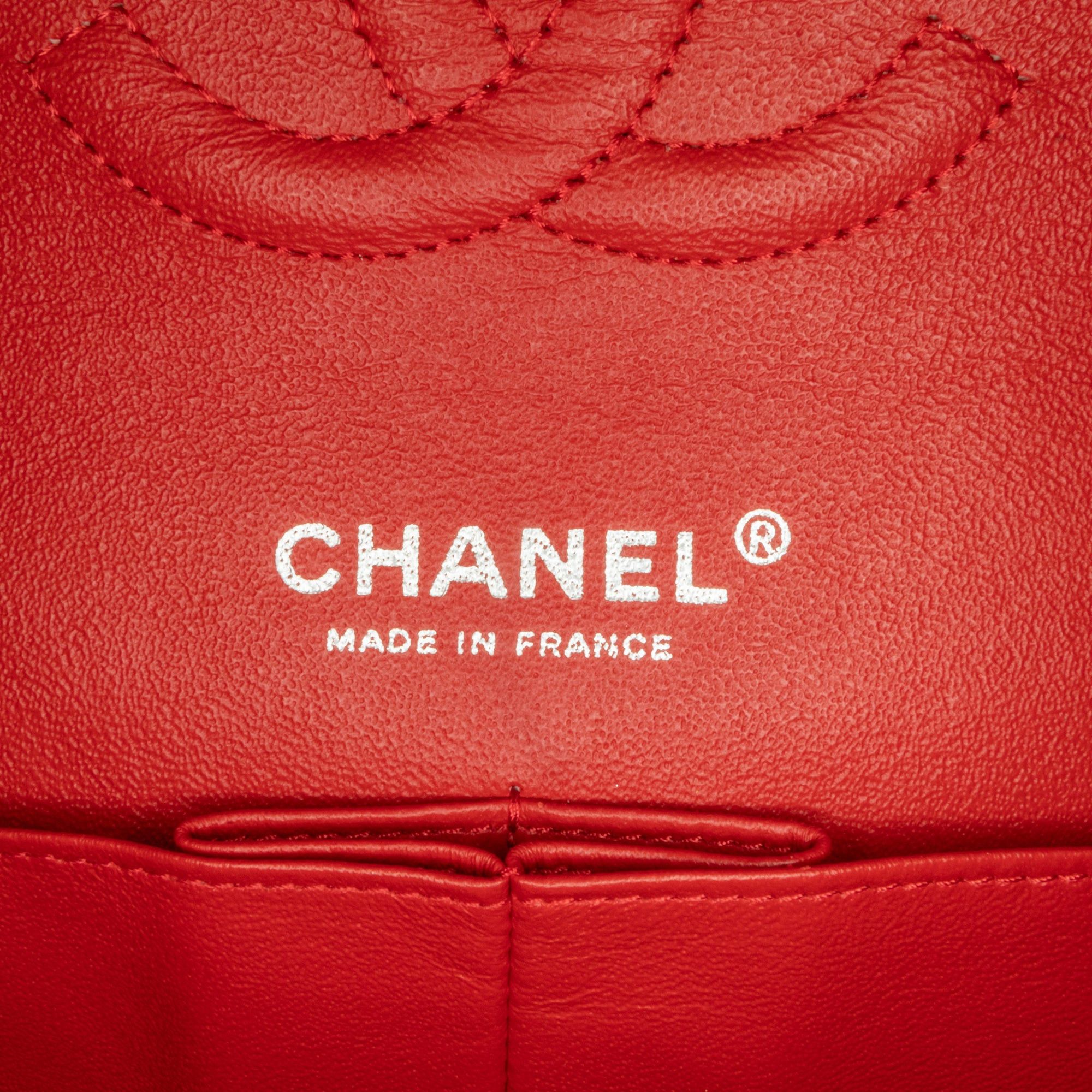 Chanel Chanel Medium Classic Lambskin Double Flap Red Size ONE SIZE - 6 Thumbnail
