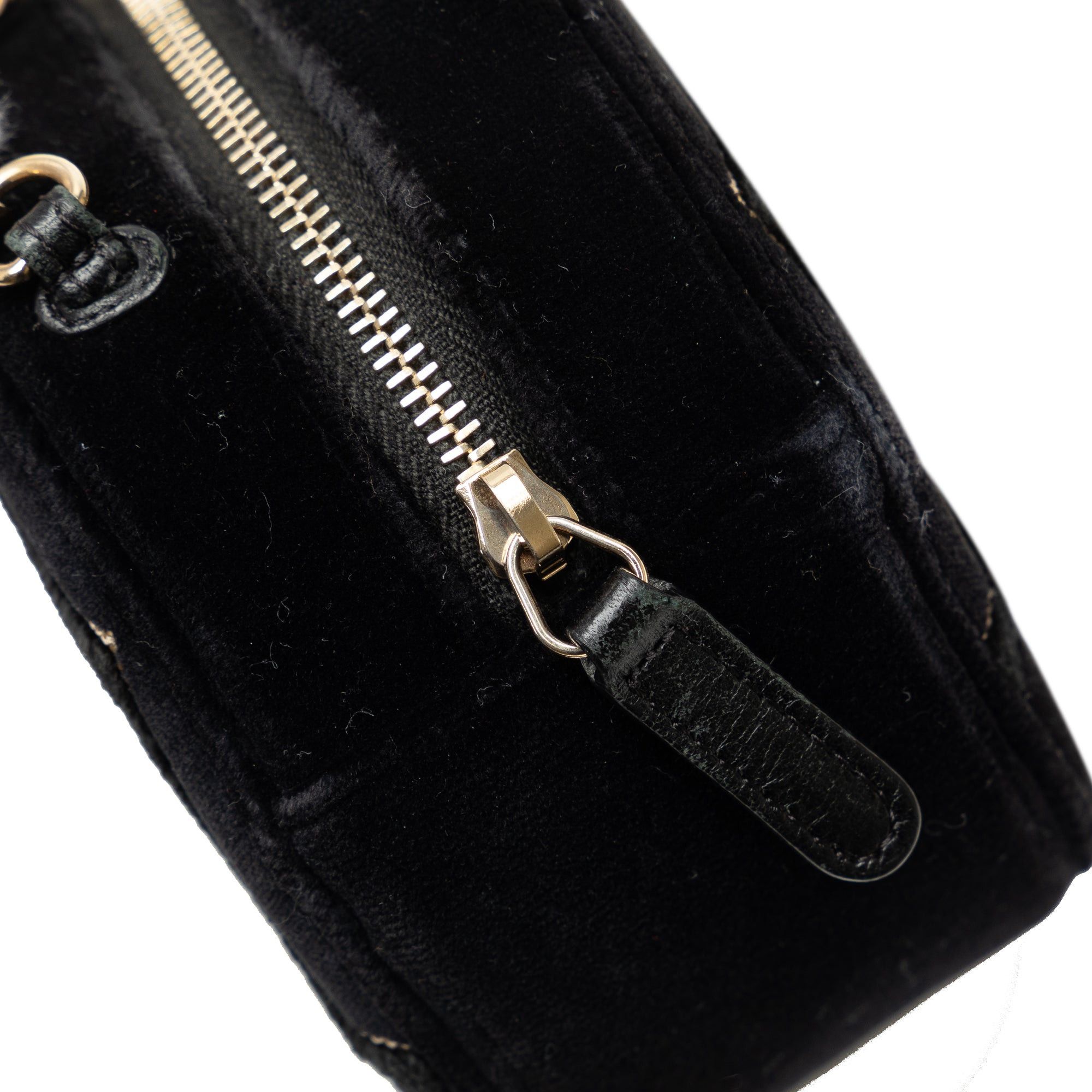 Chanel Chanel Velvet Pearl Sequin Round Crossbody Black Size ONE SIZE - 8 Thumbnail