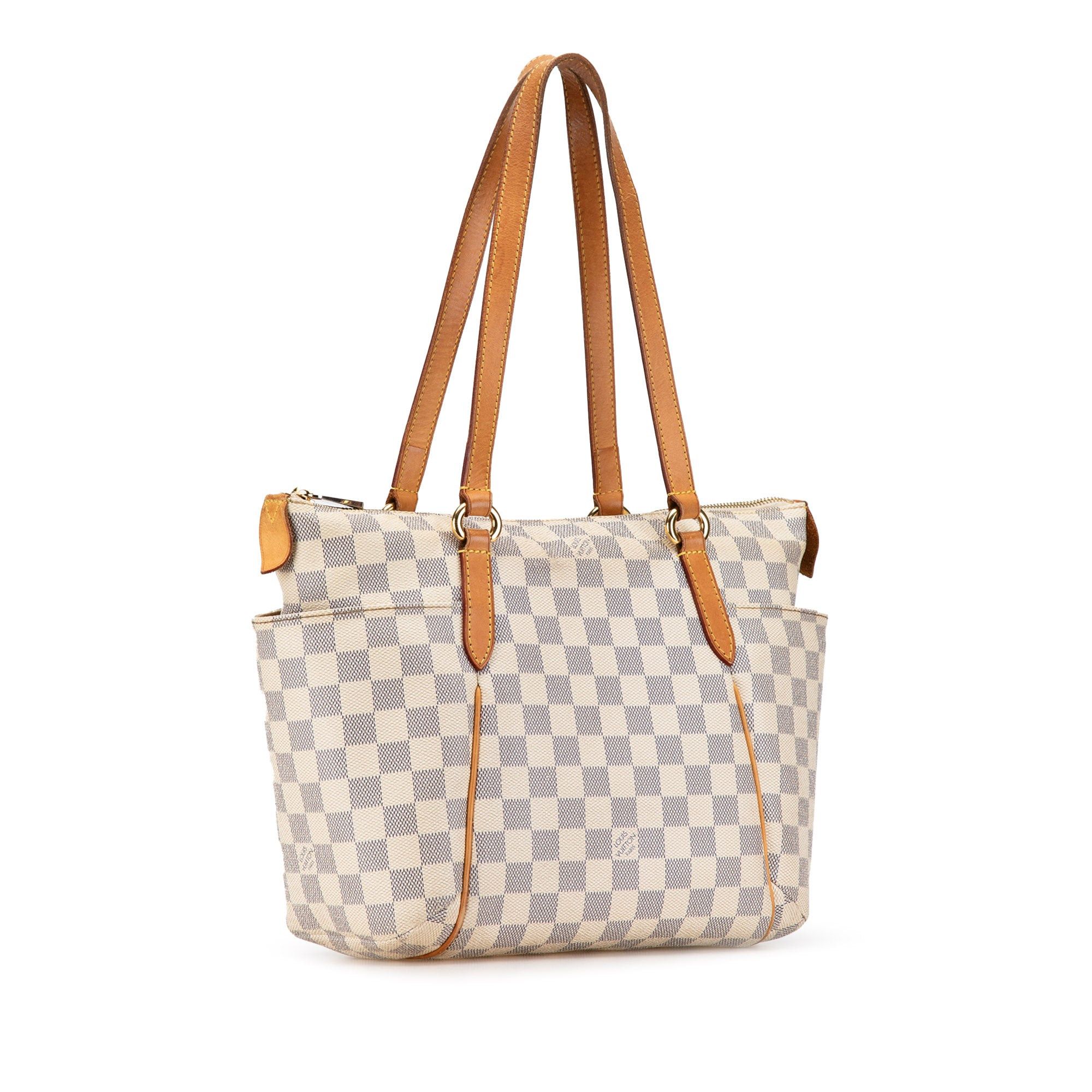 Louis Vuitton Louis Vuitton Damier Azur Totally PM White Size ONE SIZE - 2 Thumbnail