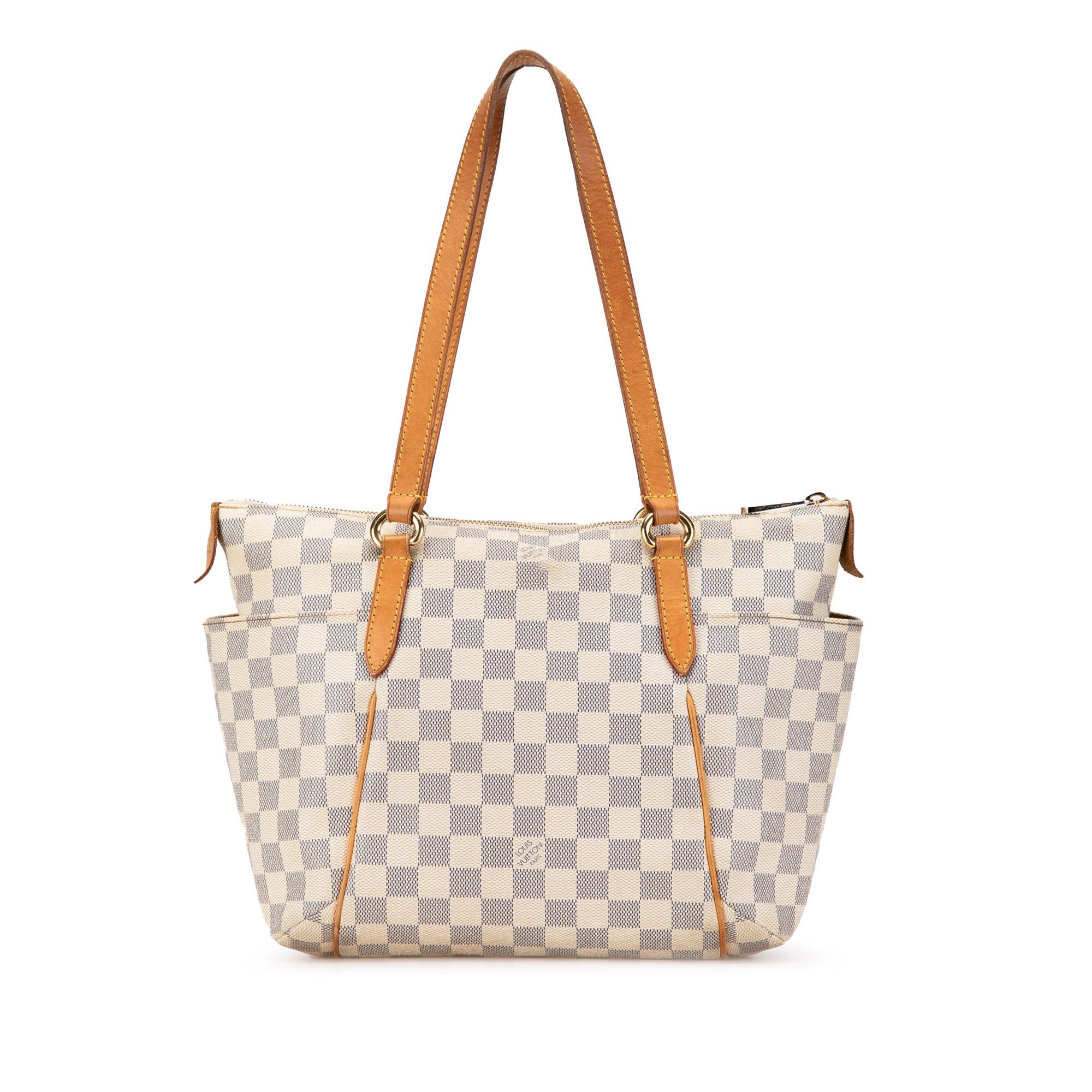 Louis Vuitton Louis Vuitton Damier Azur Totally PM White Size ONE SIZE - 3 Thumbnail