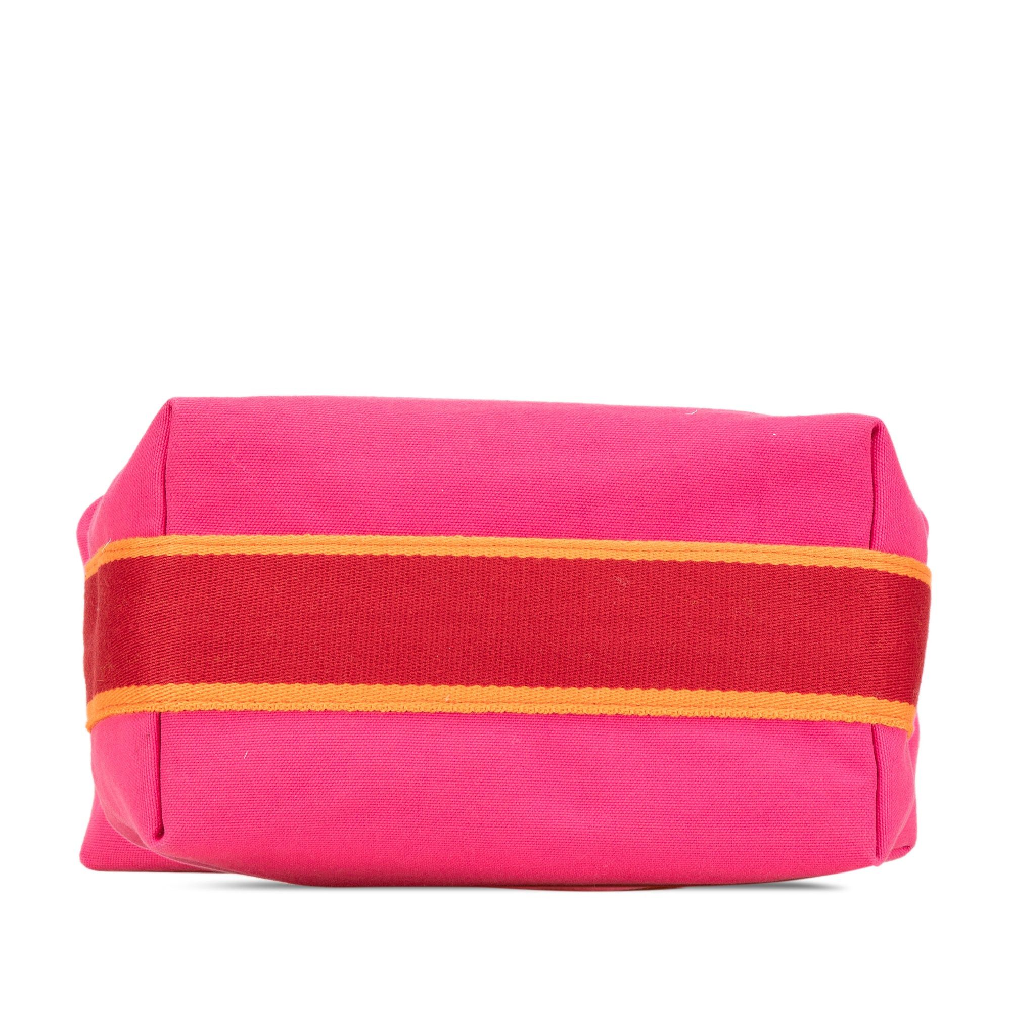Hermes Hermès Small Toile Bride A Brac Pink Size ONE SIZE - 3 Thumbnail