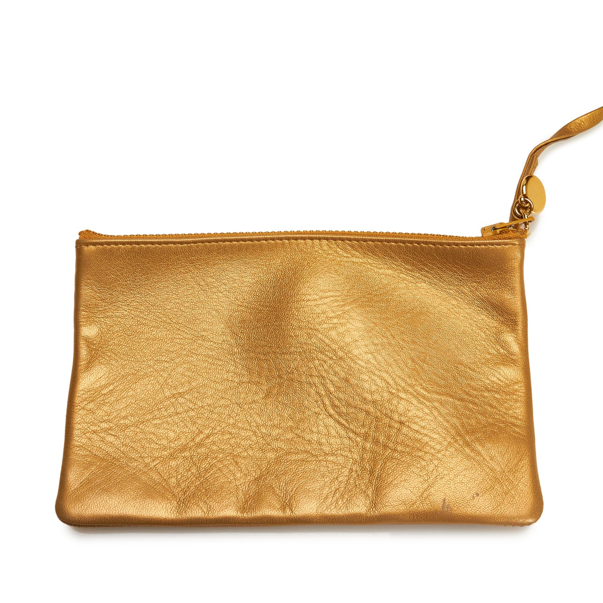 Chanel Chanel Brocade Bucket Bag Gold Size ONE SIZE - 13 Thumbnail