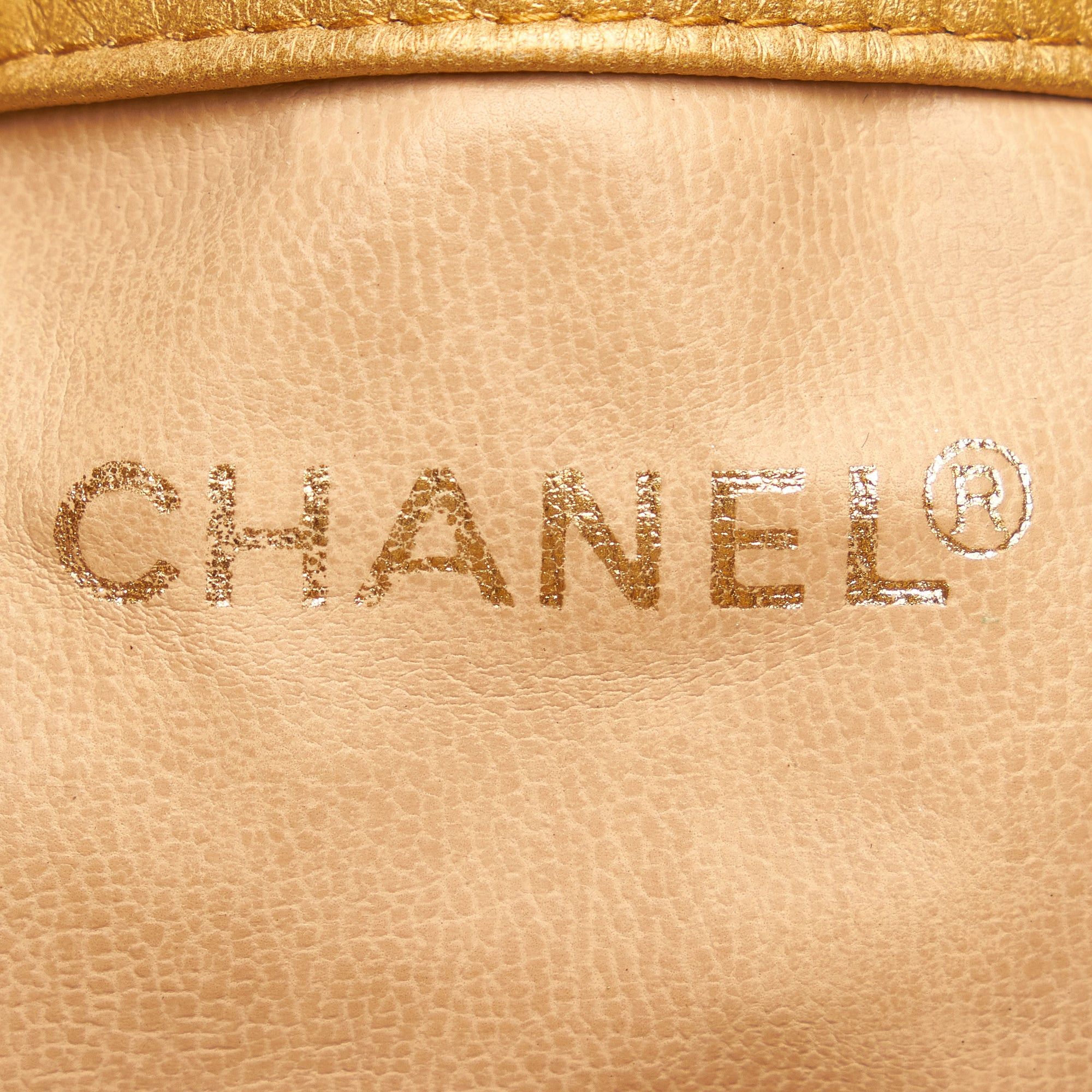 Chanel Chanel Brocade Bucket Bag Gold Size ONE SIZE - 7 Thumbnail