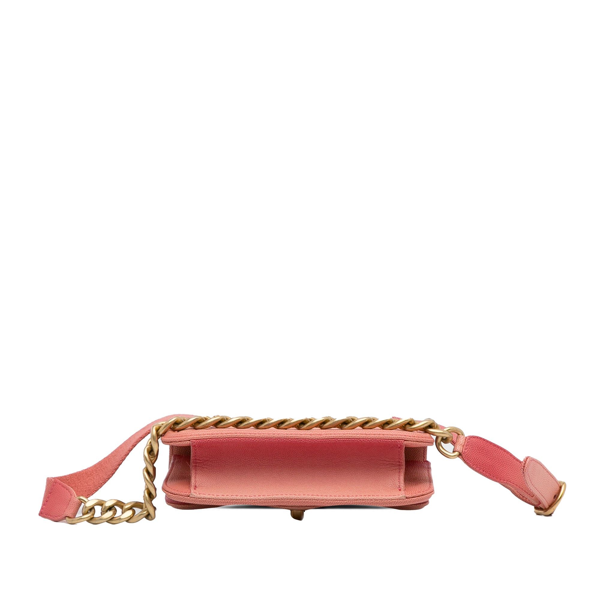 Chanel Chanel Caviar Sunset On The Sea Flap Belt Bag Pink Size ONE SIZE - 5 Thumbnail
