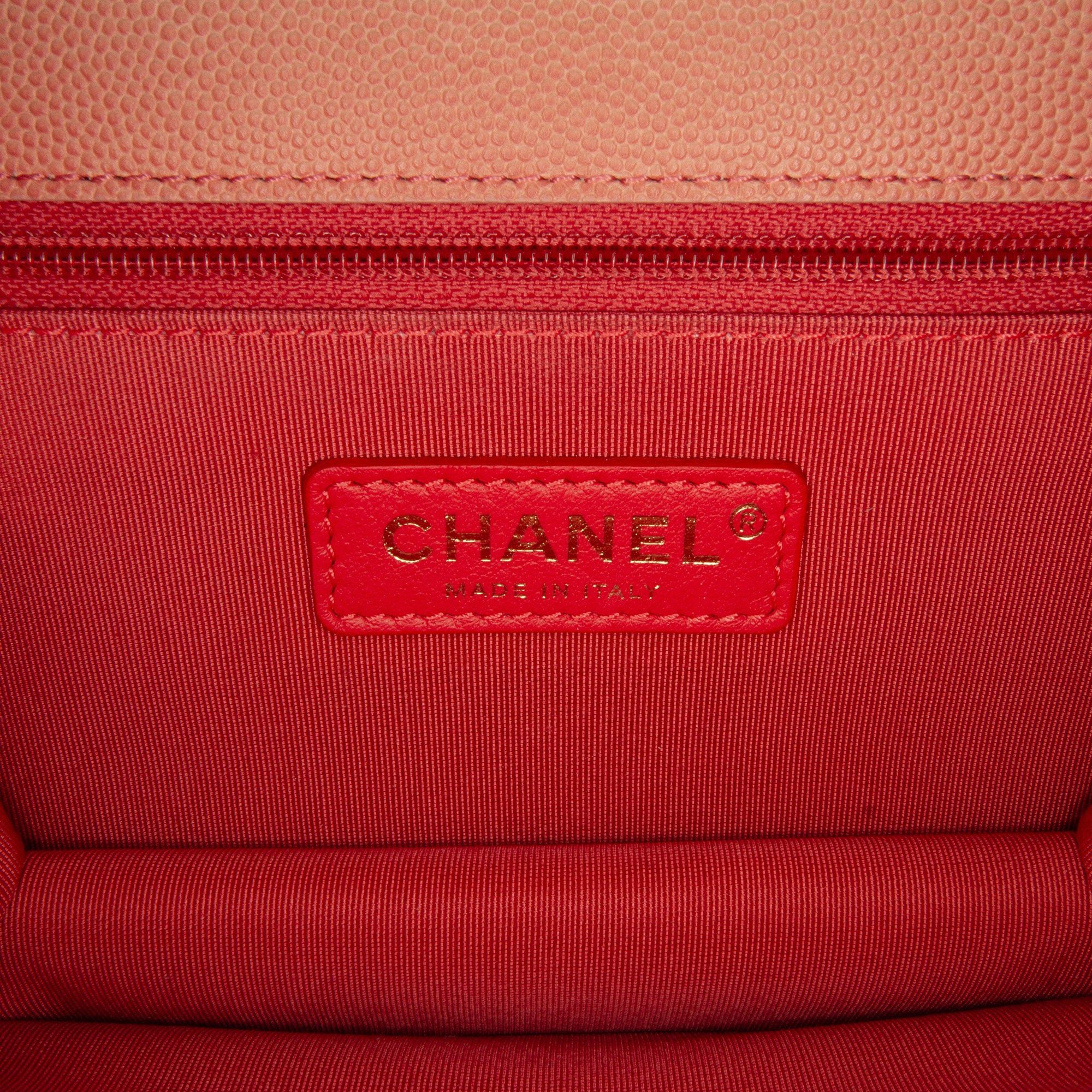 Chanel Chanel Caviar Sunset On The Sea Flap Belt Bag Pink Size ONE SIZE - 7 Thumbnail