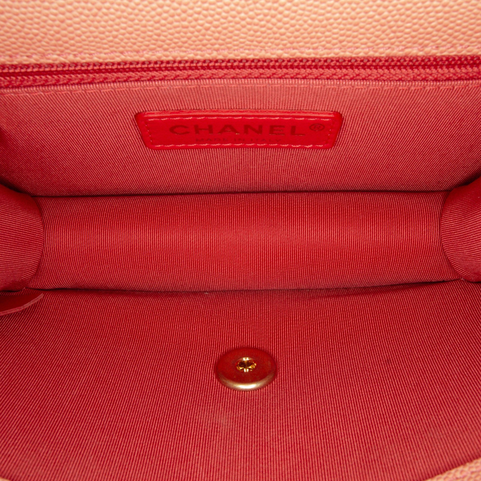 Chanel Chanel Caviar Sunset On The Sea Flap Belt Bag Pink Size ONE SIZE - 6 Thumbnail