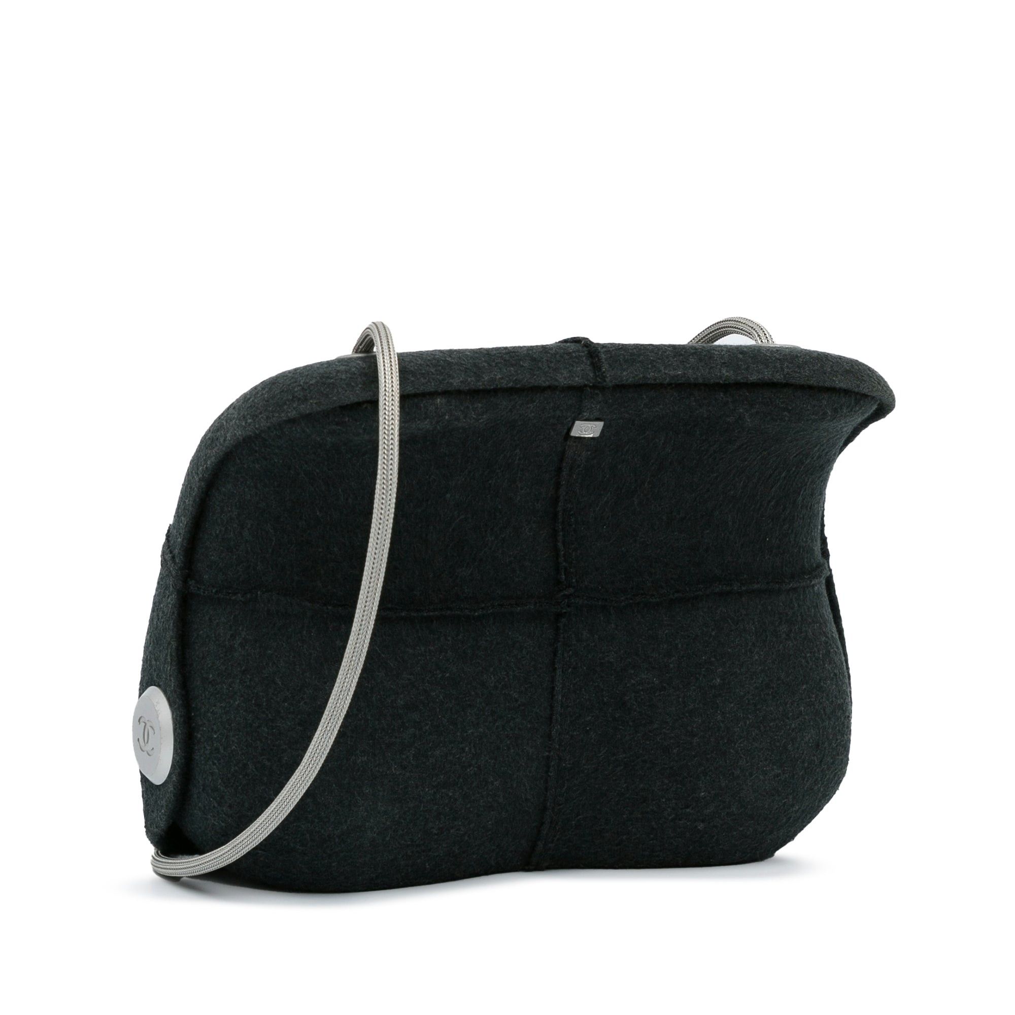 Chanel Chanel Wool Limited Edition Crossbody Bag Black Size ONE SIZE - 2 Thumbnail