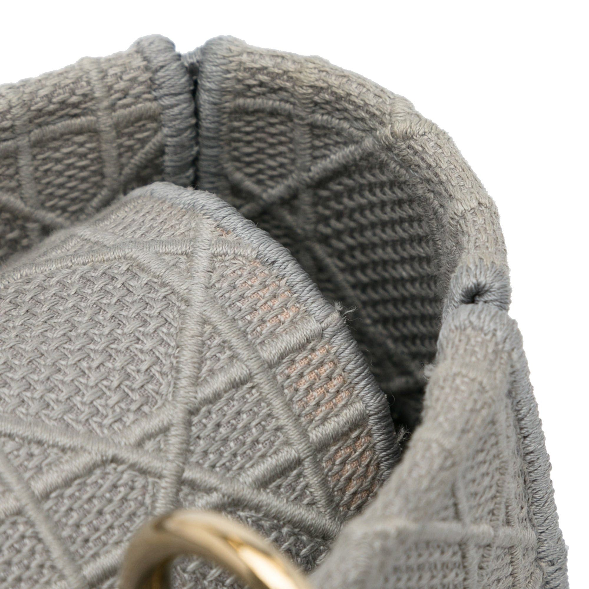 Dior Dior Medium Cannage Lady D-Lite Gray Size ONE SIZE - 15 Thumbnail
