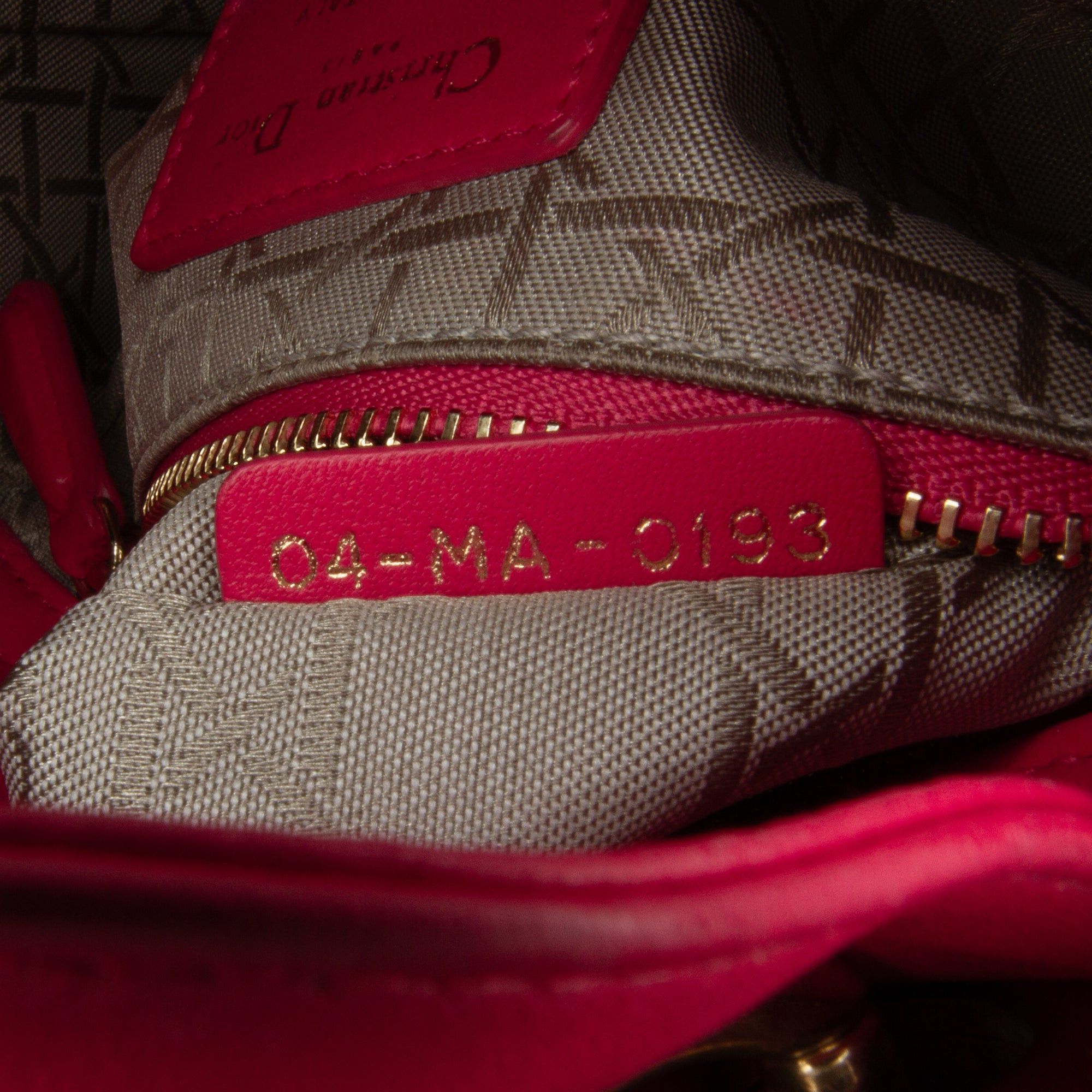 Dior Dior Mini Lambskin Cannage Lady Dior Pink Size ONE SIZE - 8 Thumbnail