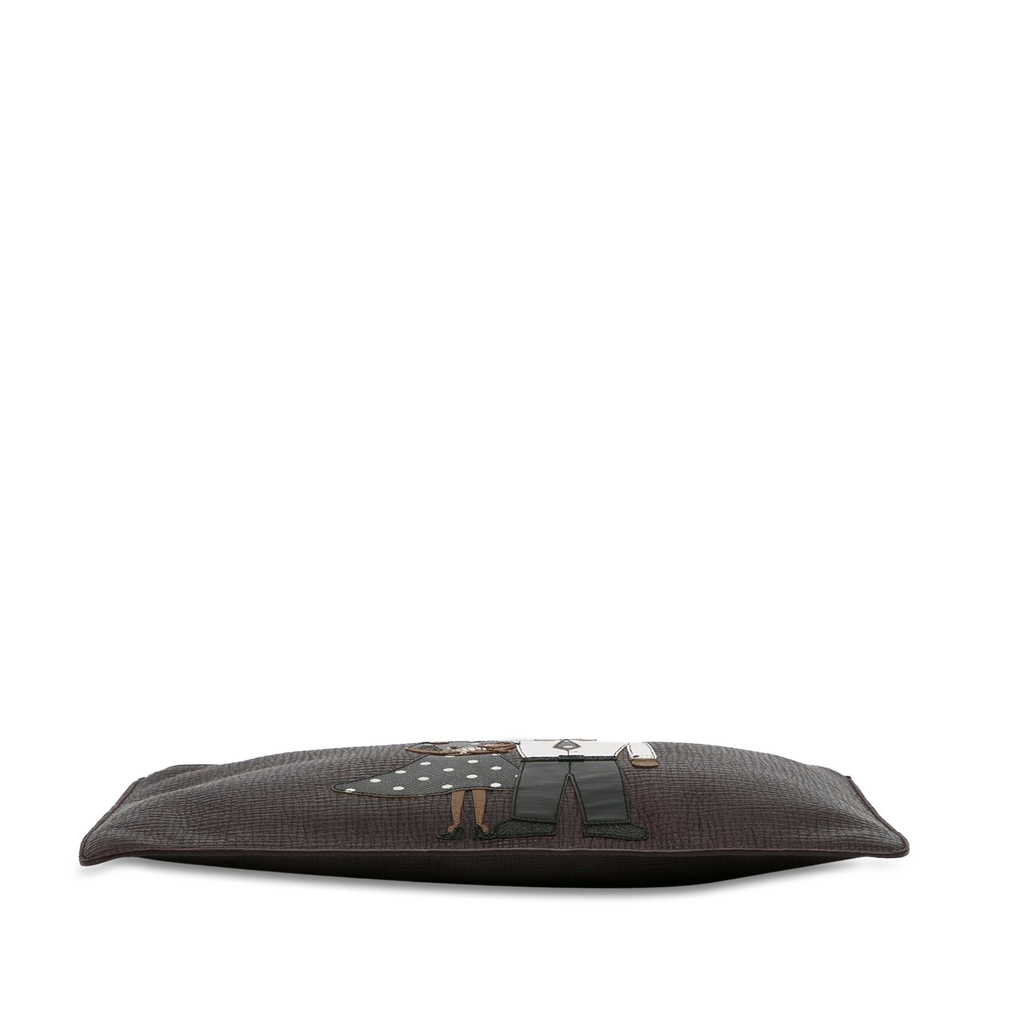 Dolce & Gabbana Dolce & Gabbana DG Family Clutch Red Size ONE SIZE - 4 Thumbnail