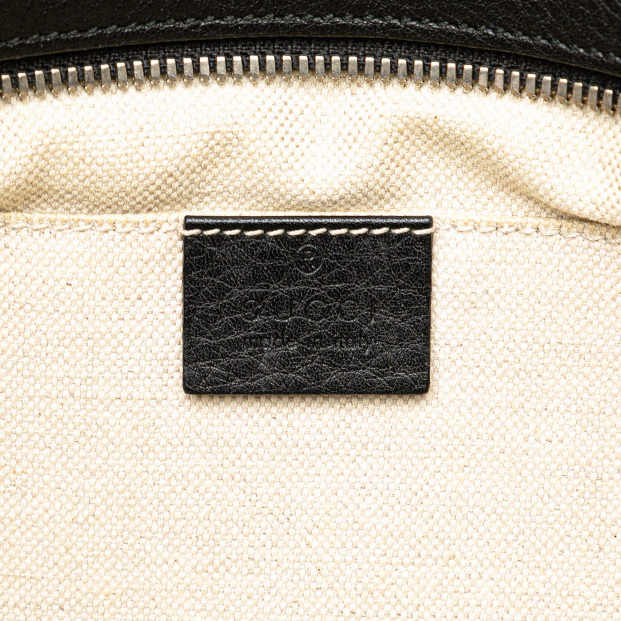 Gucci Gucci Leather Soho Zip Belt Bag Black Size ONE SIZE - 5 Thumbnail