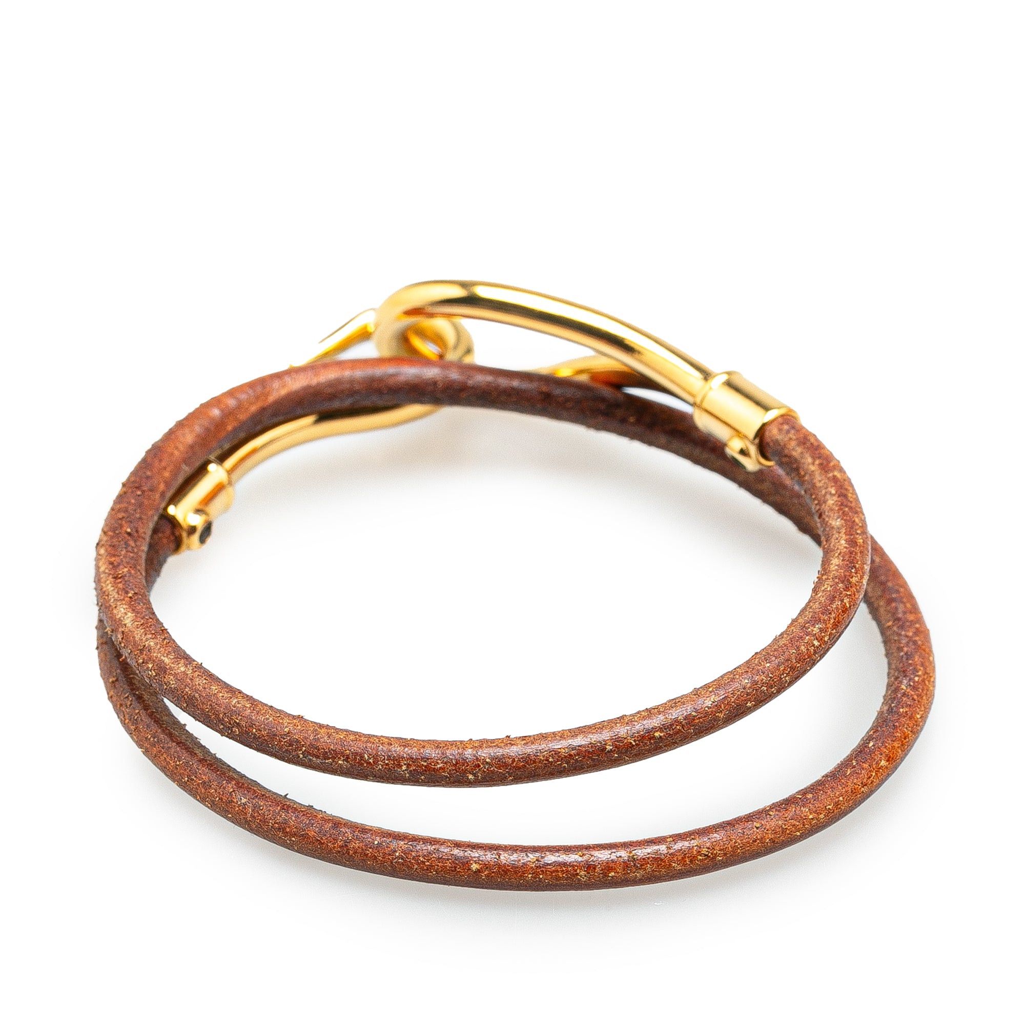 Hermes Hermès Gold Plated Jumbo Hook Bracelet Gold Size ONE SIZE - 3 Thumbnail