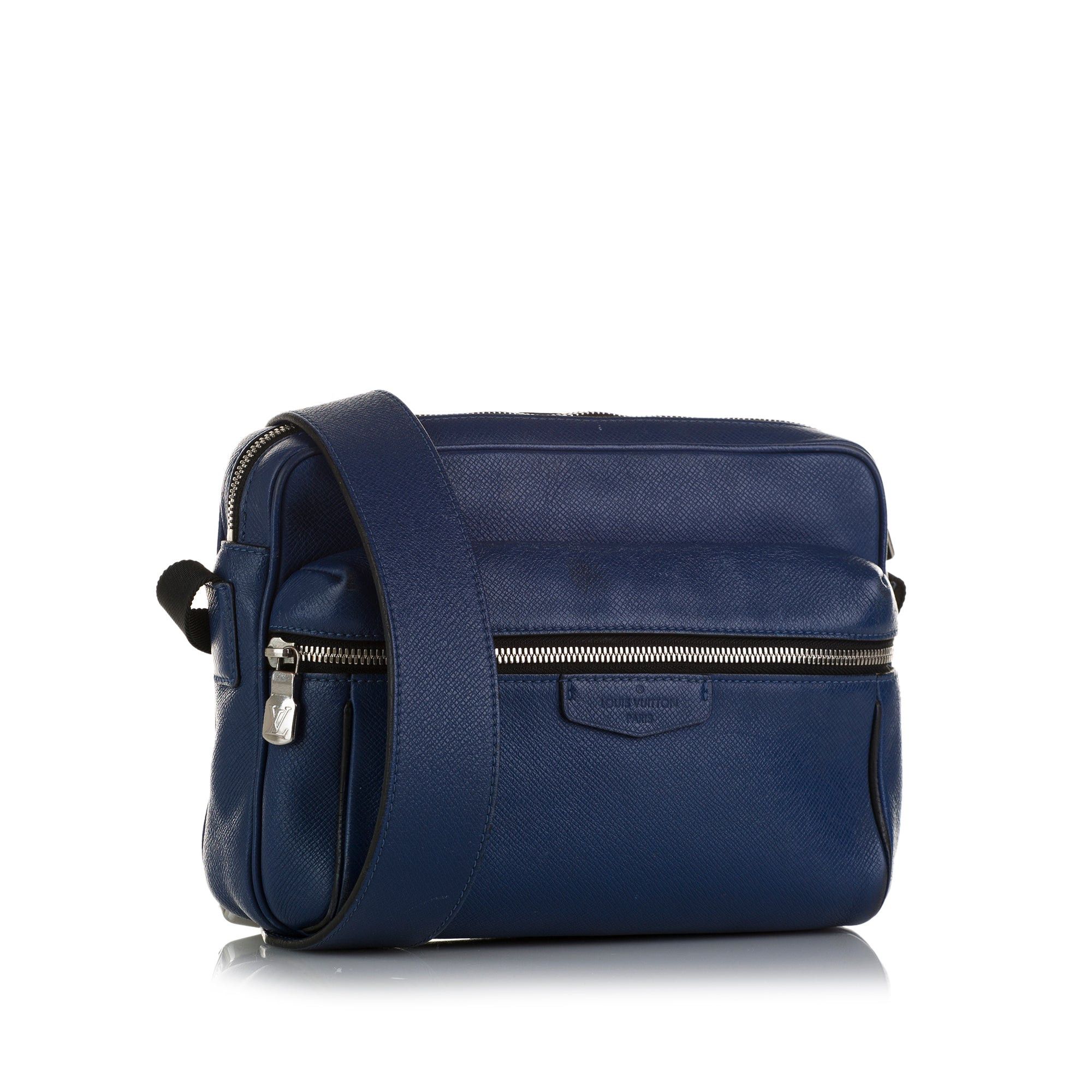 Louis Vuitton Louis Vuitton Taiga Outdoor Messenger PM Blue Size ONE SIZE - 2 Thumbnail
