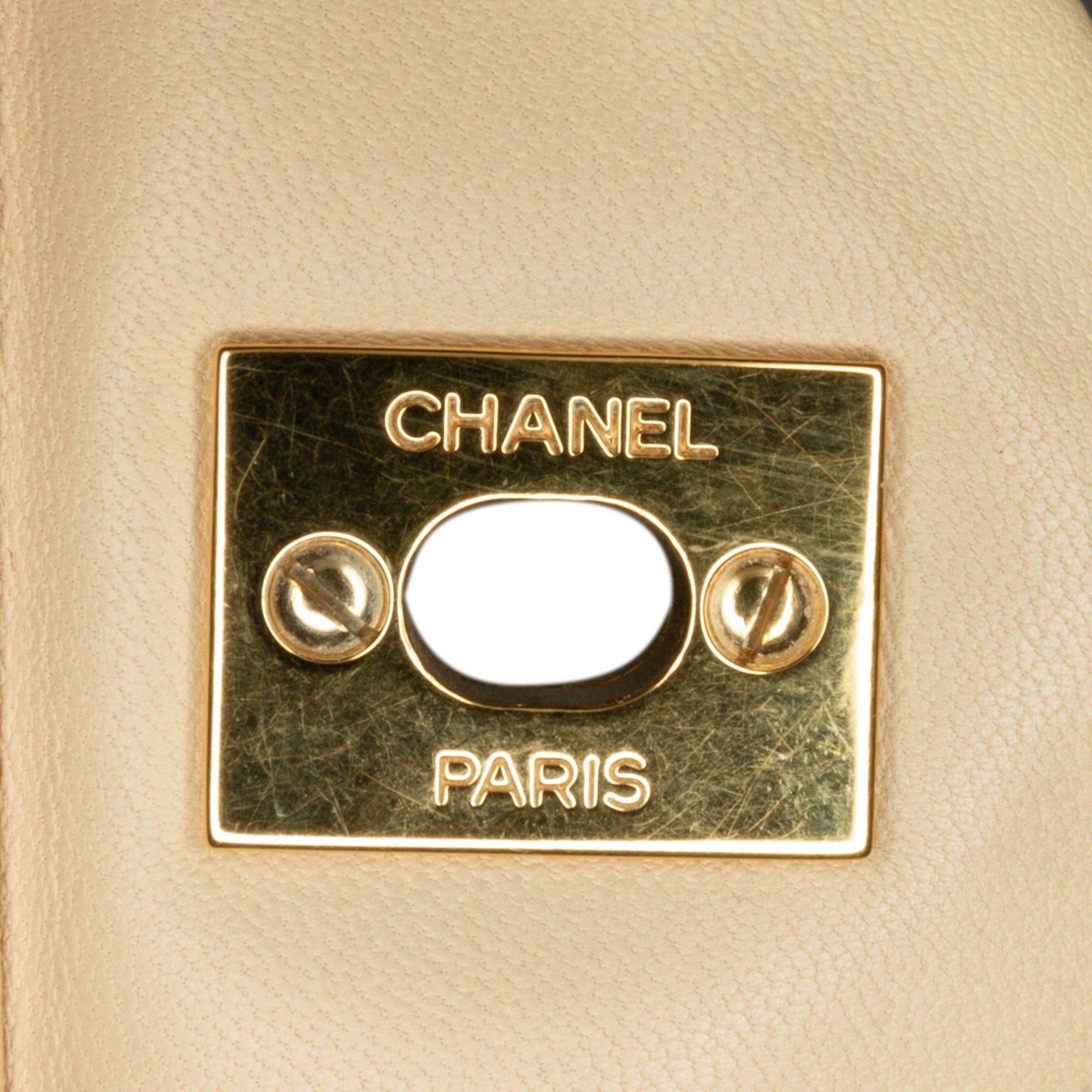 Chanel Chanel Jumbo Classic Lambskin Double Flap Brown Size ONE SIZE - 9 Thumbnail