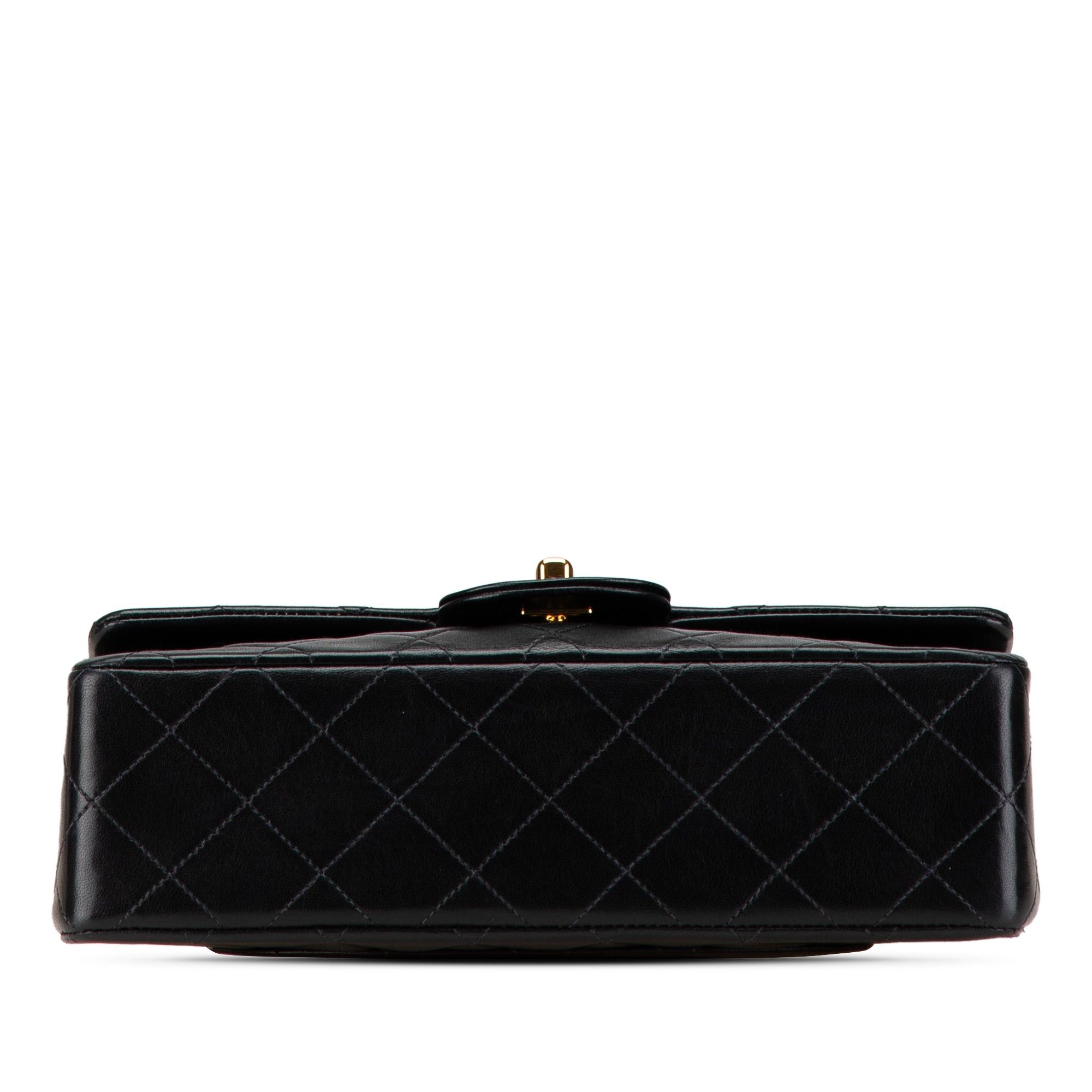 Chanel Chanel Small Classic Lambskin Double Flap Black Size ONE SIZE - 3 Thumbnail