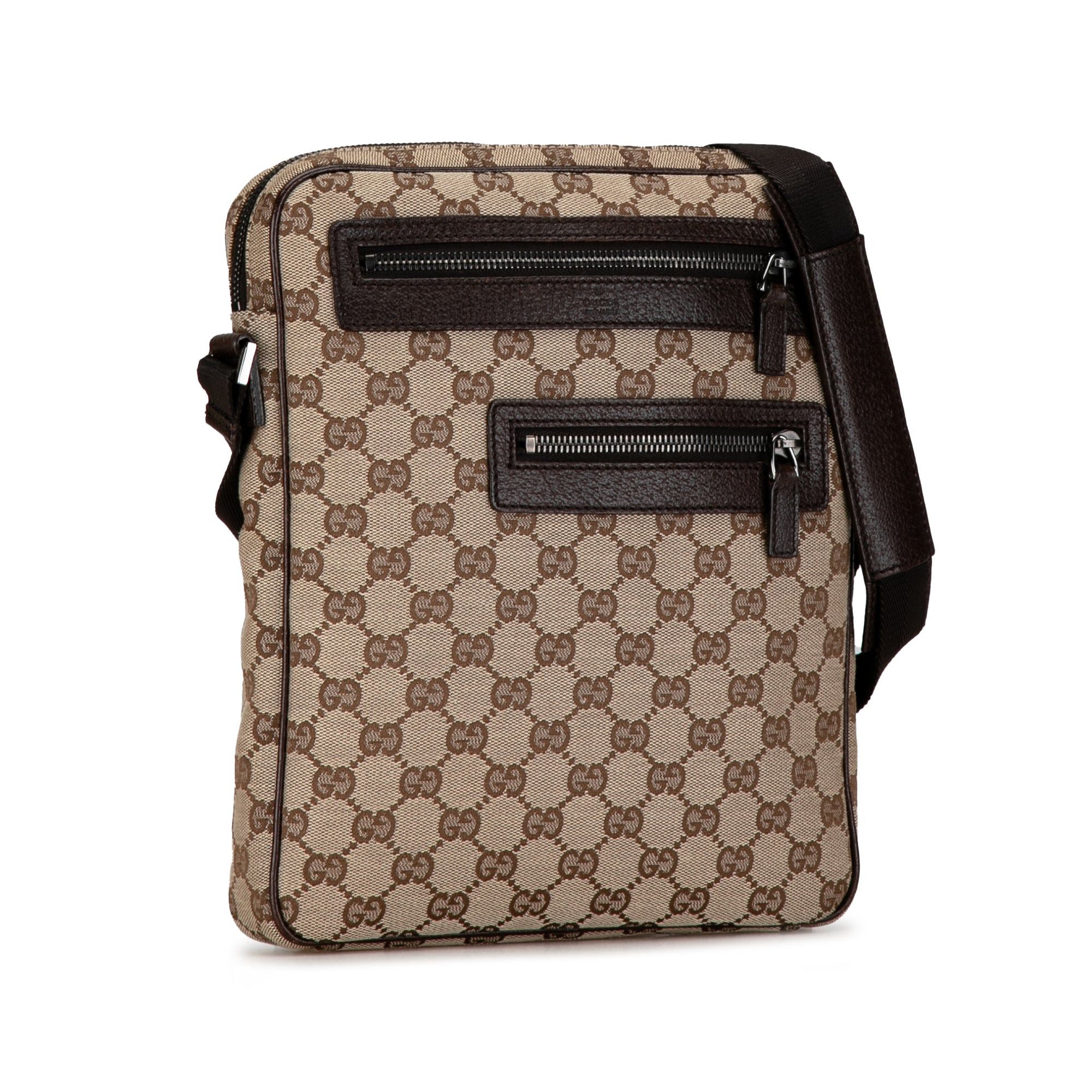 Gucci Gucci GG Canvas Crossbody Brown Size ONE SIZE - 2 Thumbnail